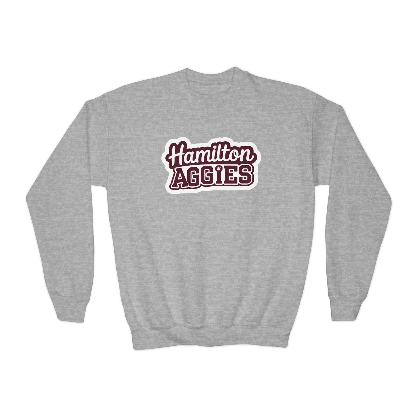 Youth Crewneck Sweatshirt \ Hamilton Aggies \ HAG2