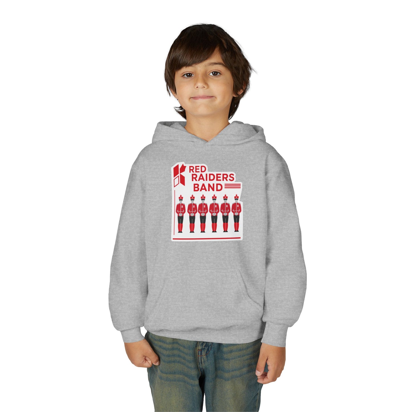 Youth Hoodie Sweatshirt \ Marion County Red Raiders Band \ MCB1