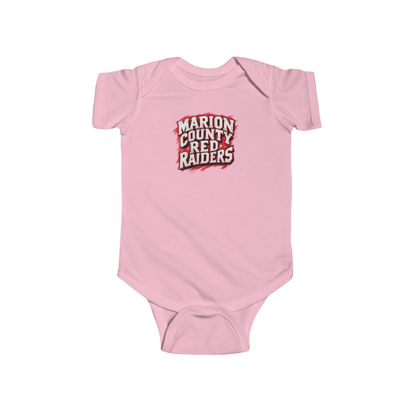 Short Sleeve Baby Bodysuit \ Marion County Red Raiders \ MC1