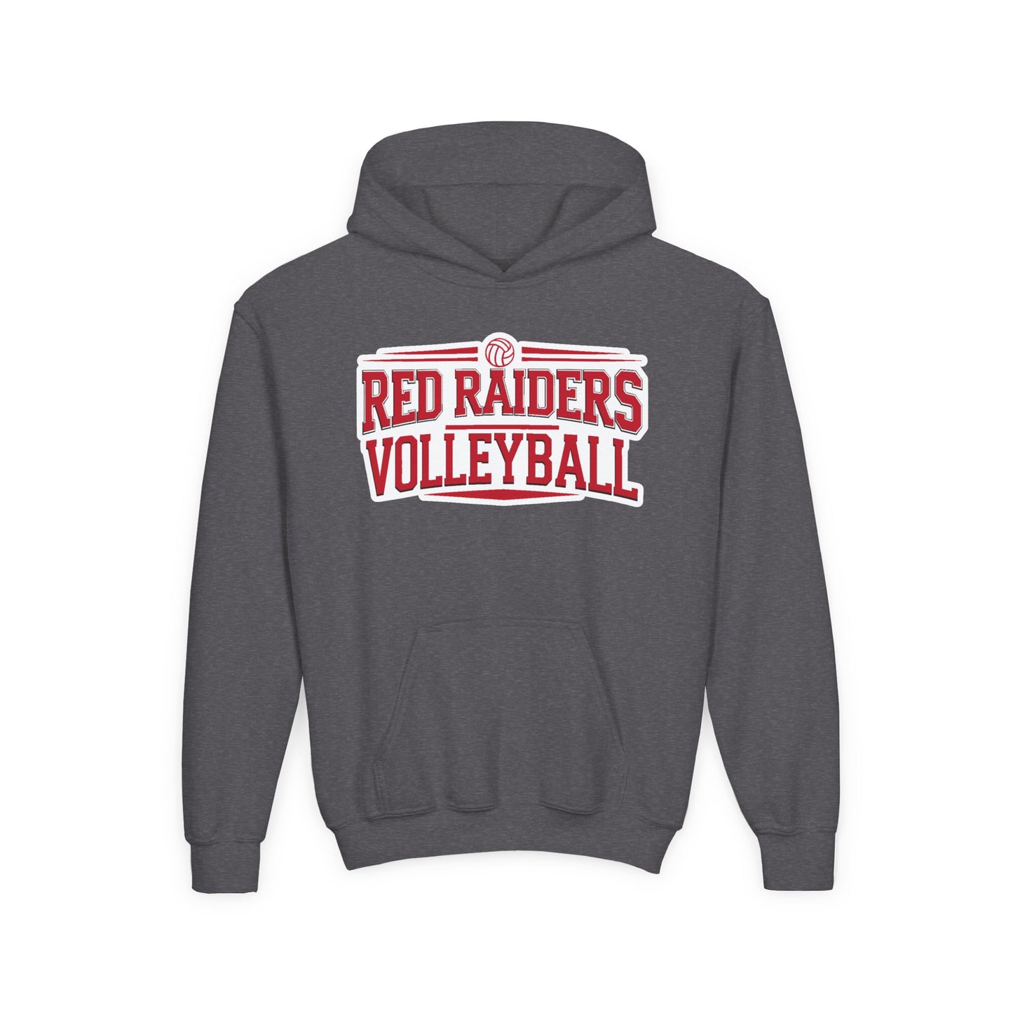 Youth Hoodie Sweatshirt \ Marion County Red Raiders Volleyball \ MCV2