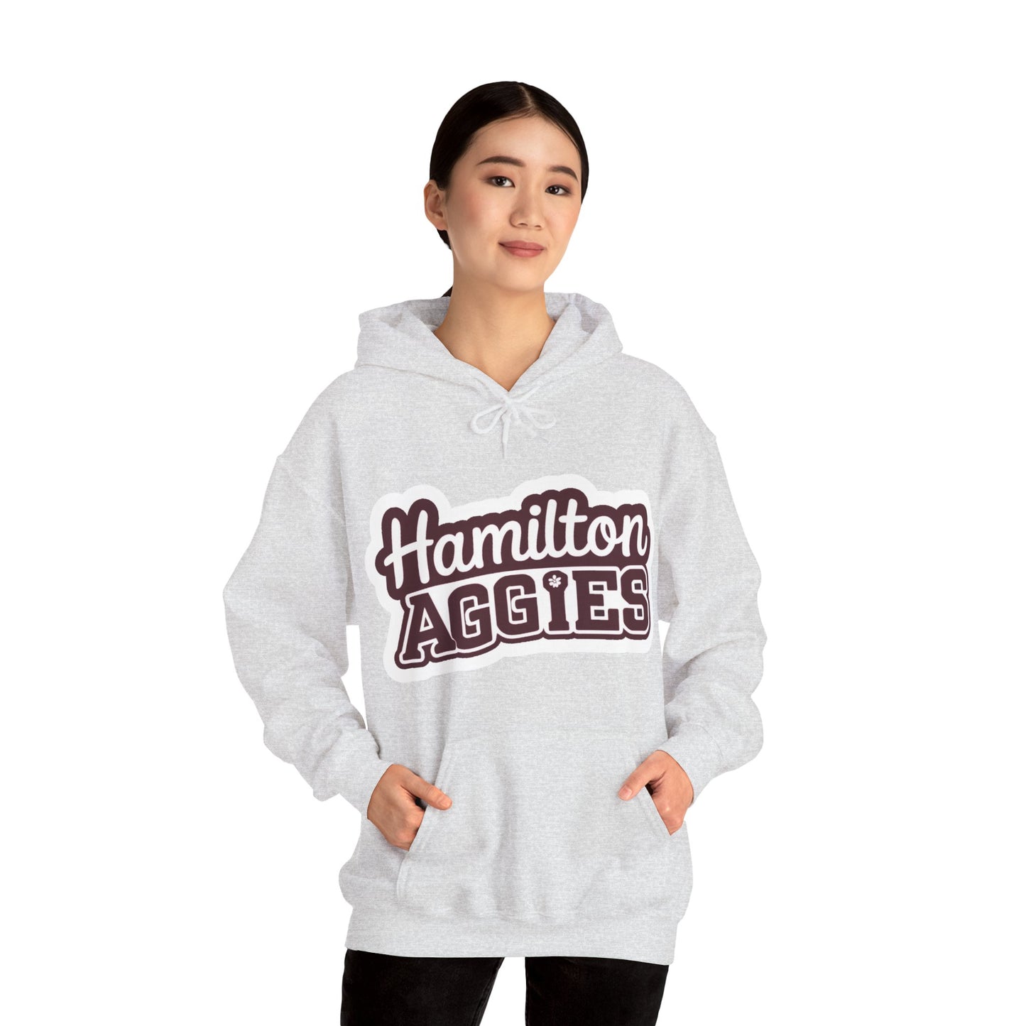 Adult Hoodie Sweatshirt \ Hamilton Aggies \ HAG2