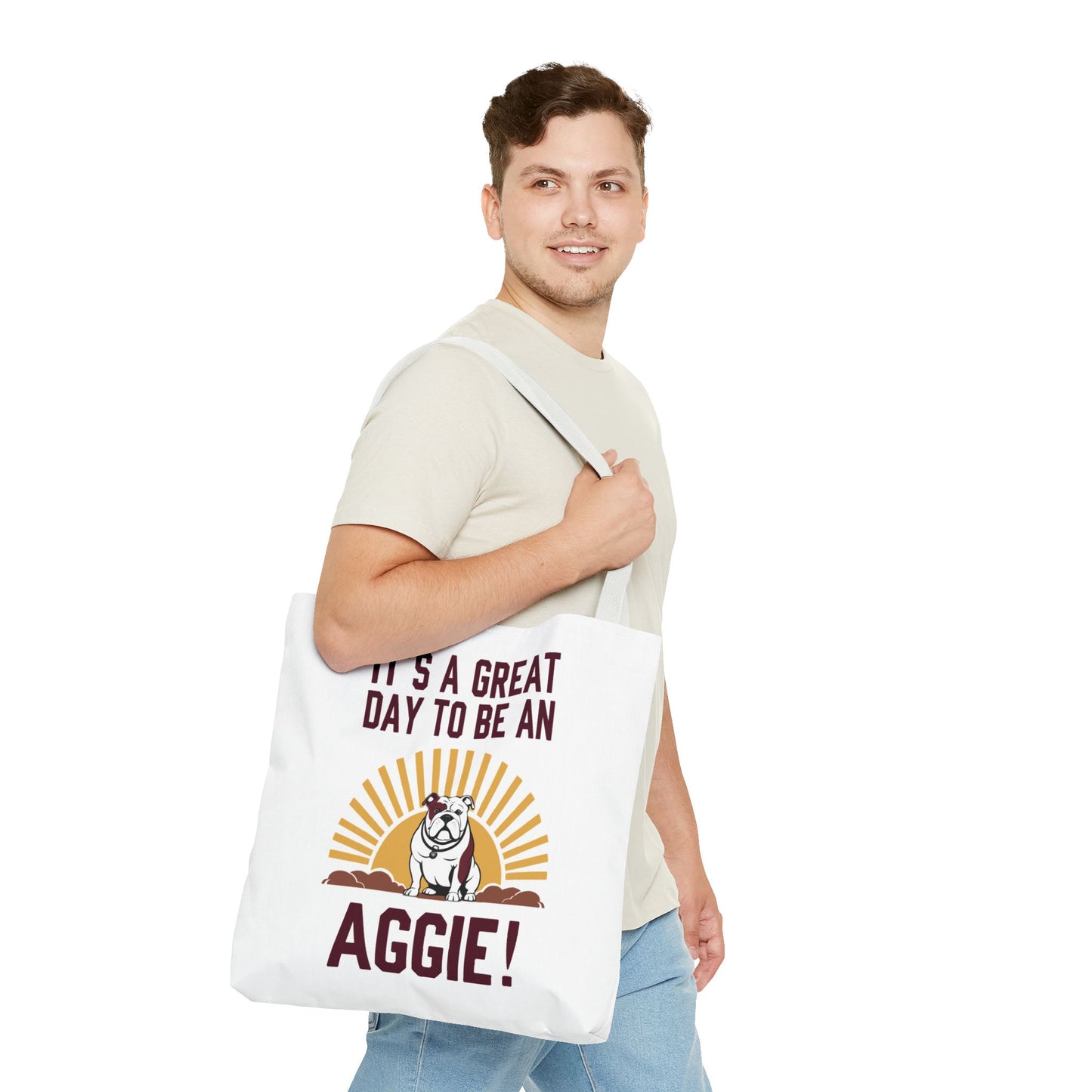 Tote Bag \ It's a Great Day to be an Aggie! \ GDA4