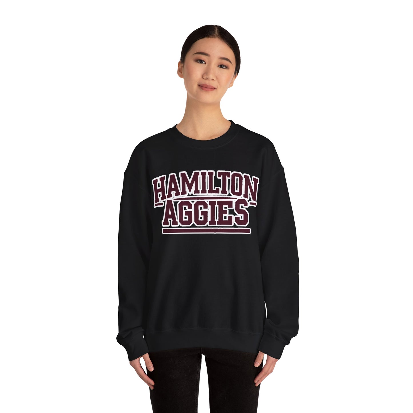 Adult Crewneck Sweatshirt \ Hamilton Aggies \ HA2
