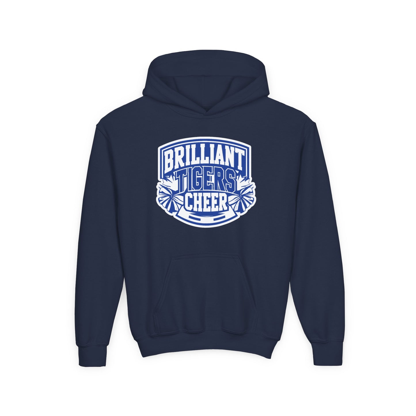 Youth Hoodie Sweatshirt \ Brilliant Tigers Cheer \ BTC1