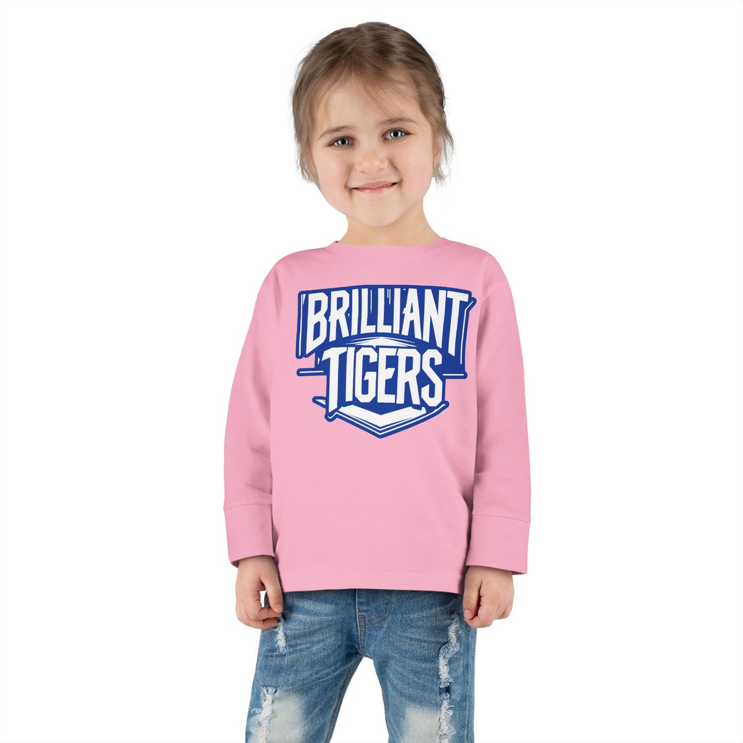 Toddler Long Sleeve Tee \ Brilliant Tigers \ BT2