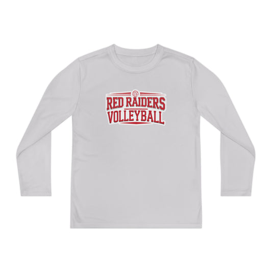 Youth Long Sleeve Tee \ Marion County Red Raiders Volleyball \ MCV2