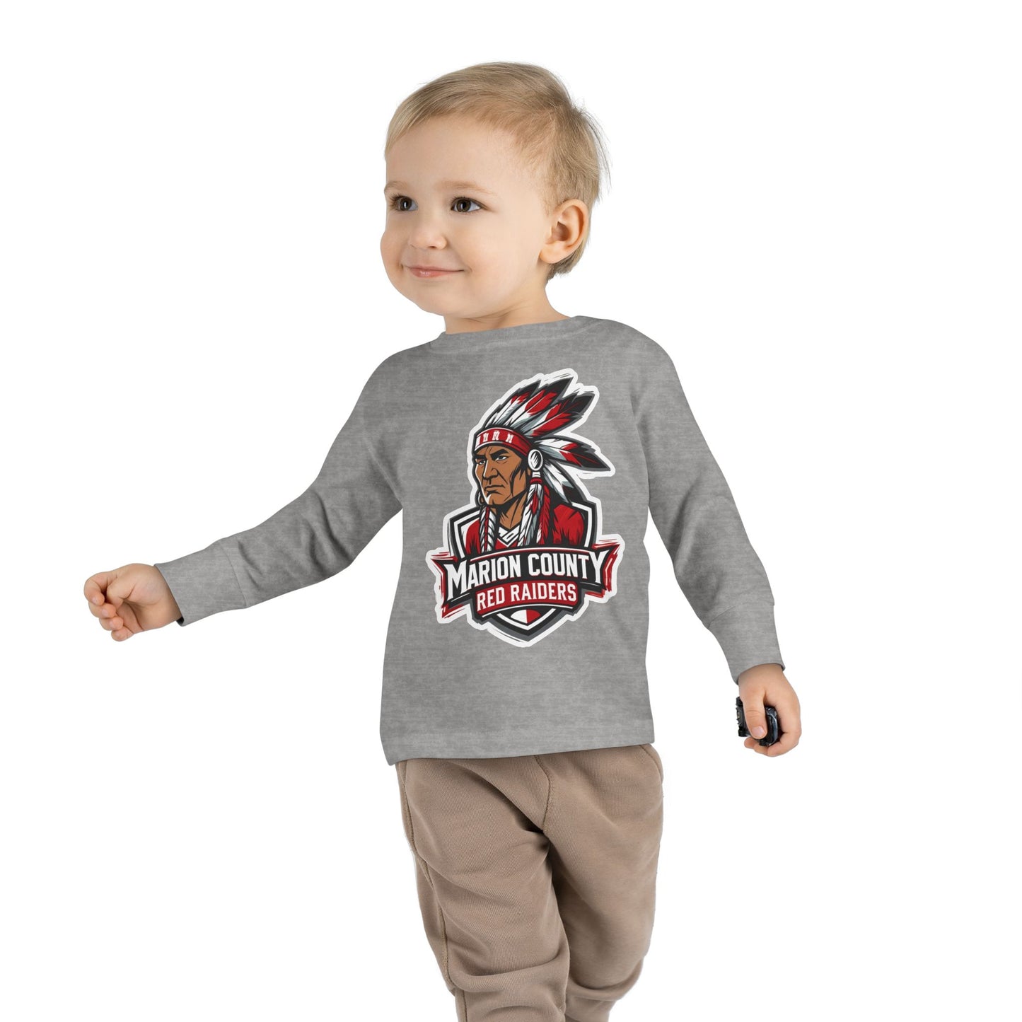 Toddler Long Sleeve Tee \ Marion County Red Raiders \ MC2