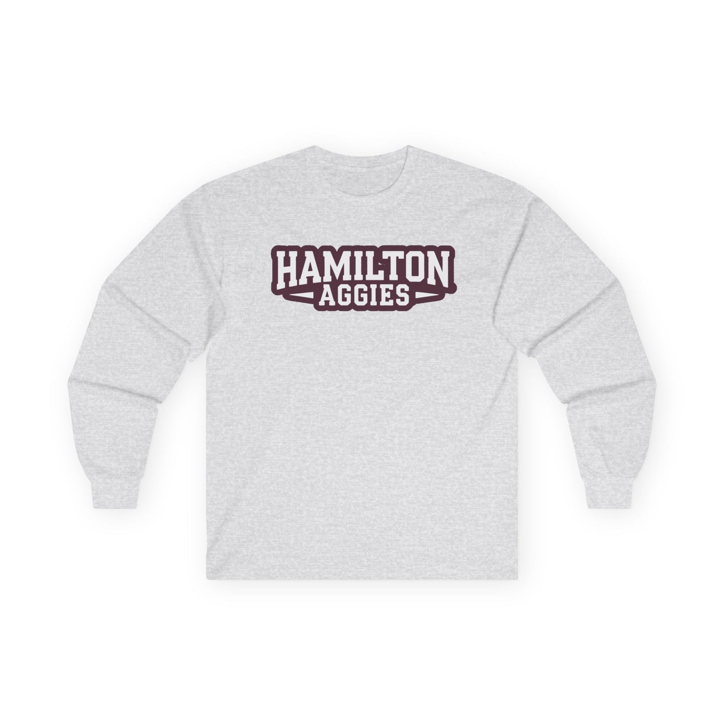 Adult Long Sleeve Tee \ Hamilton Aggies \ HA3