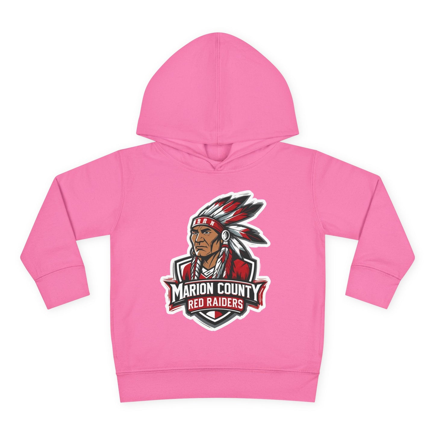 Toddler Hoodie Sweatshirt \ Marion County Red Raiders \ MC2
