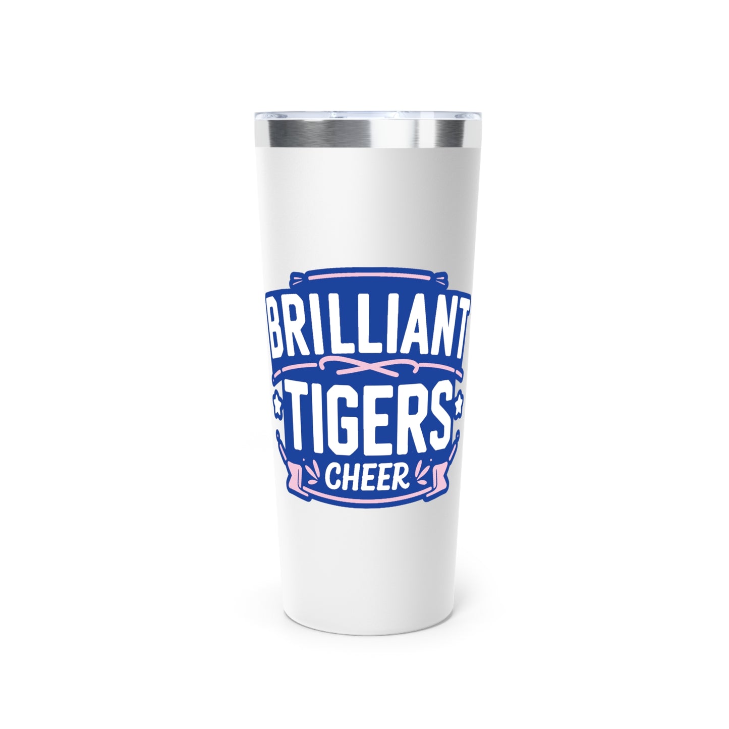 22oz Copper Insulated Tumbler \ Brilliant Tigers Cheer \ BTC2