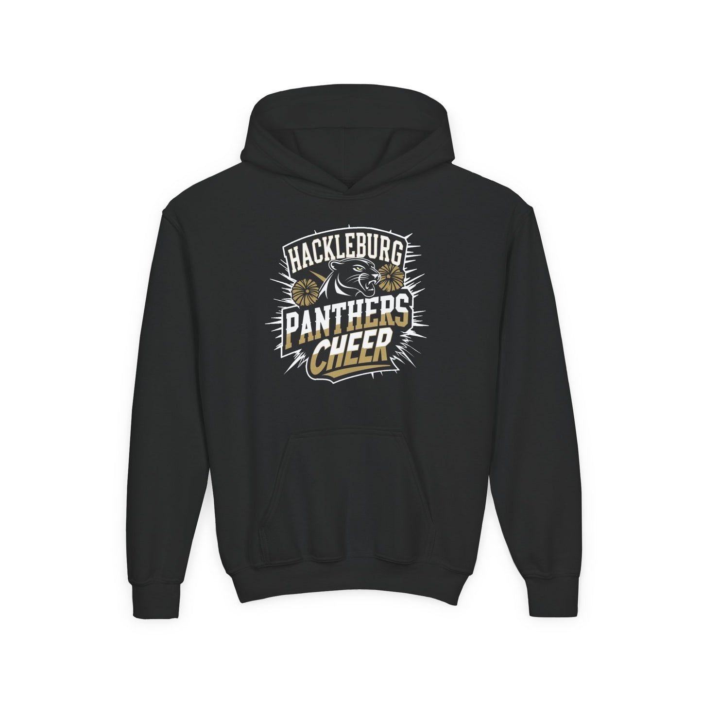 Youth Hoodie Sweatshirt \ Hackleburg Panthers Cheer \ HPC1