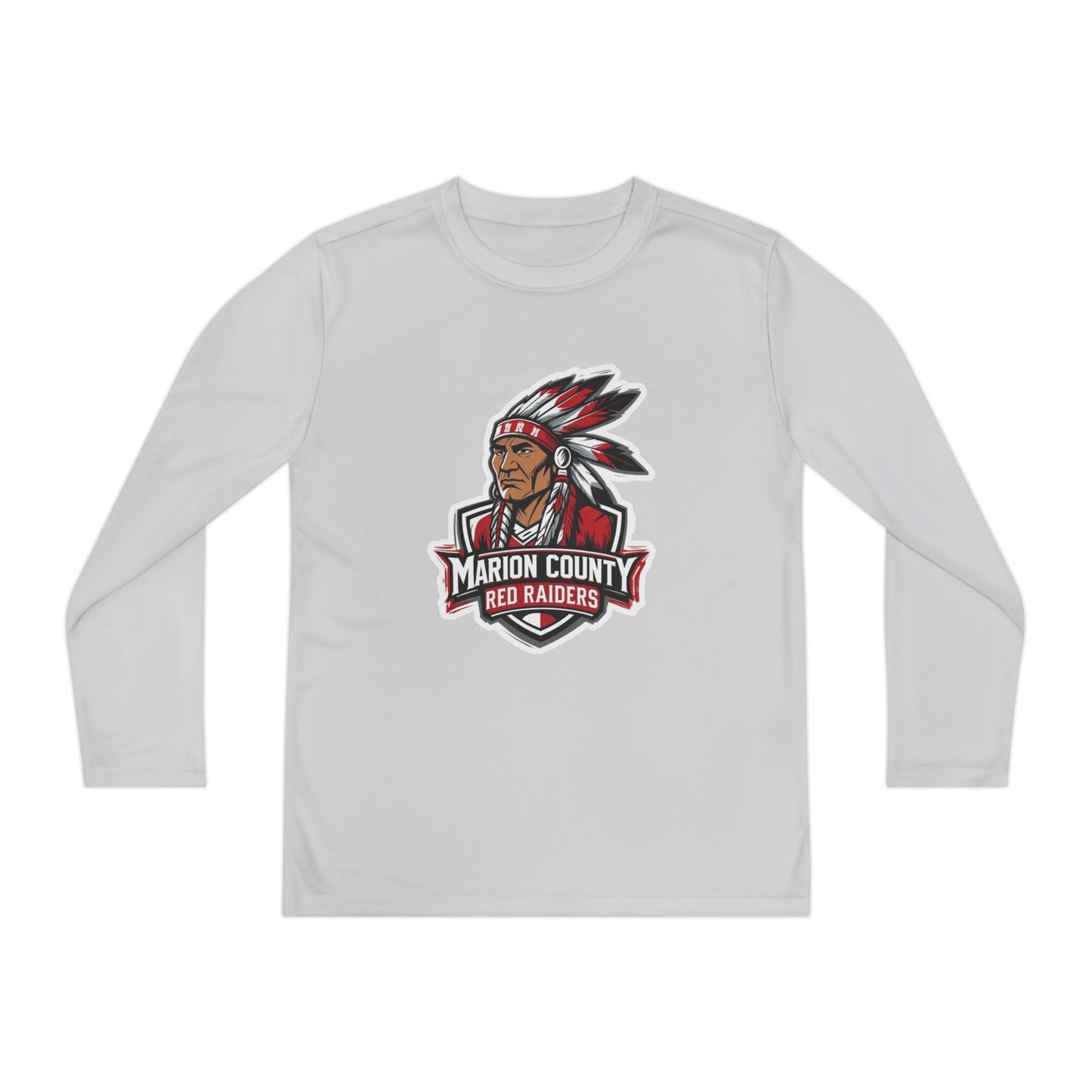 Youth Long Sleeve Tee \ Marion County Red Raiders \ MC2