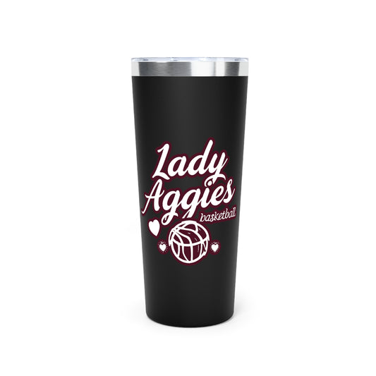 22oz Copper Insulated Tumbler \ Hamilton Aggies Basketball \ HABBG2