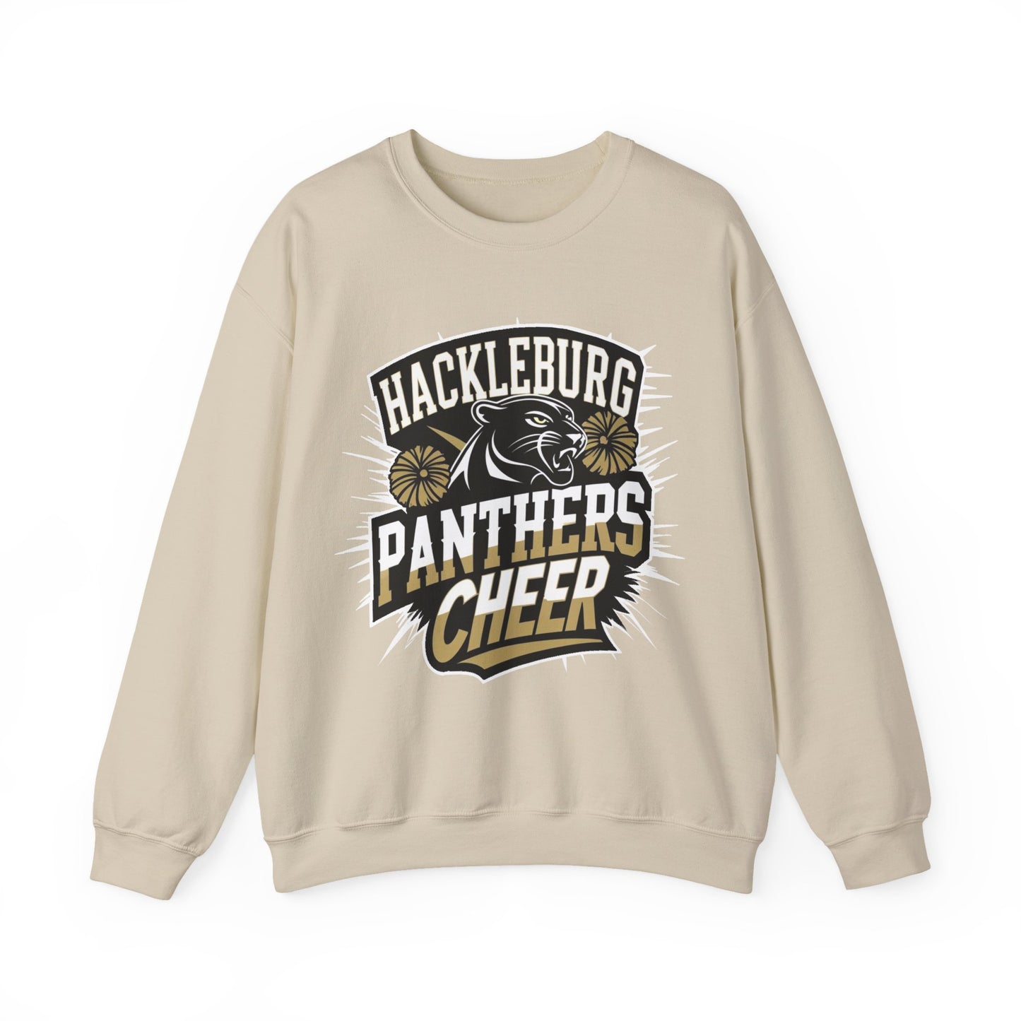 Adult Crewneck Sweatshirt \ Hackleburg Panthers Cheer \ HPC1