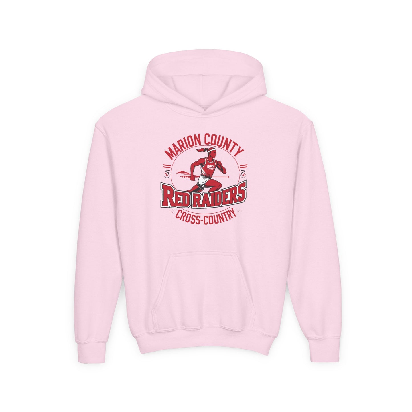 Youth Hoodie Sweatshirt \ Marion County Red Raiders Cross-Country \ MCCC2
