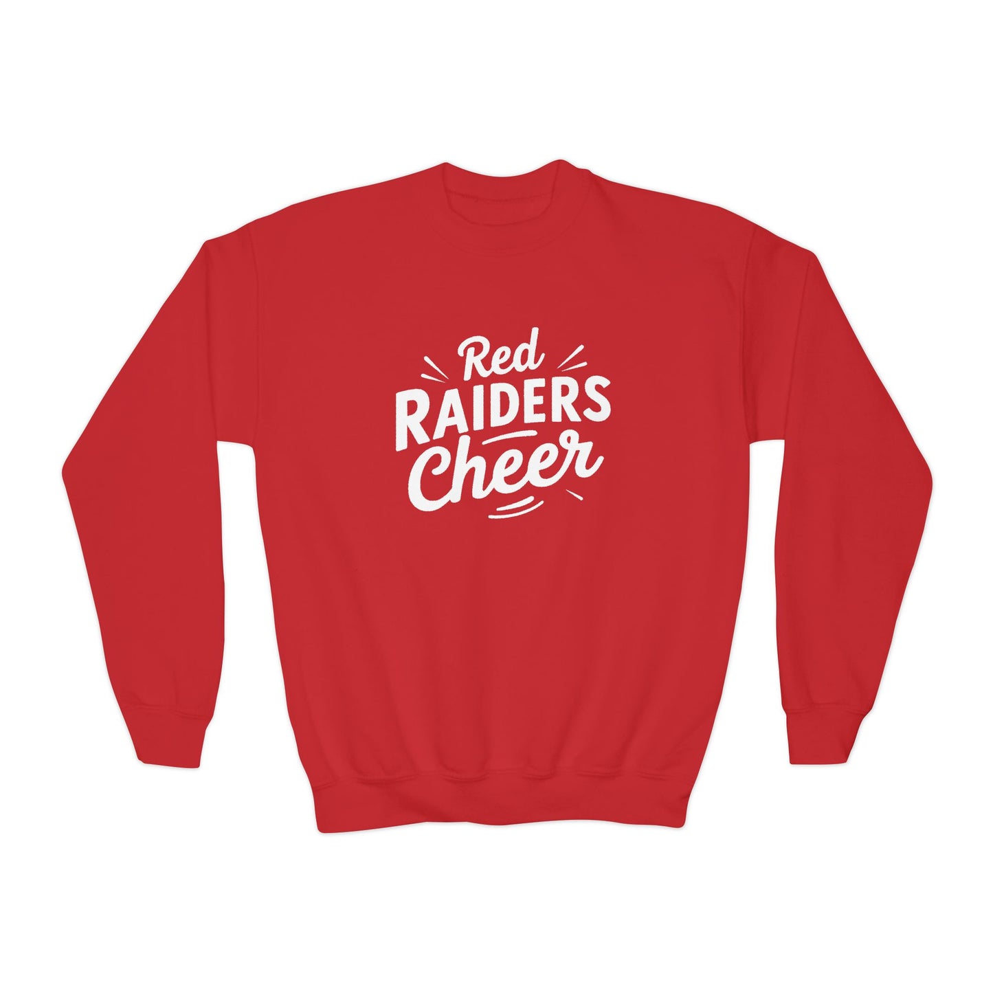 Youth Crewneck Sweatshirt \ Marion County Red Raiders Cheer \ MCC1