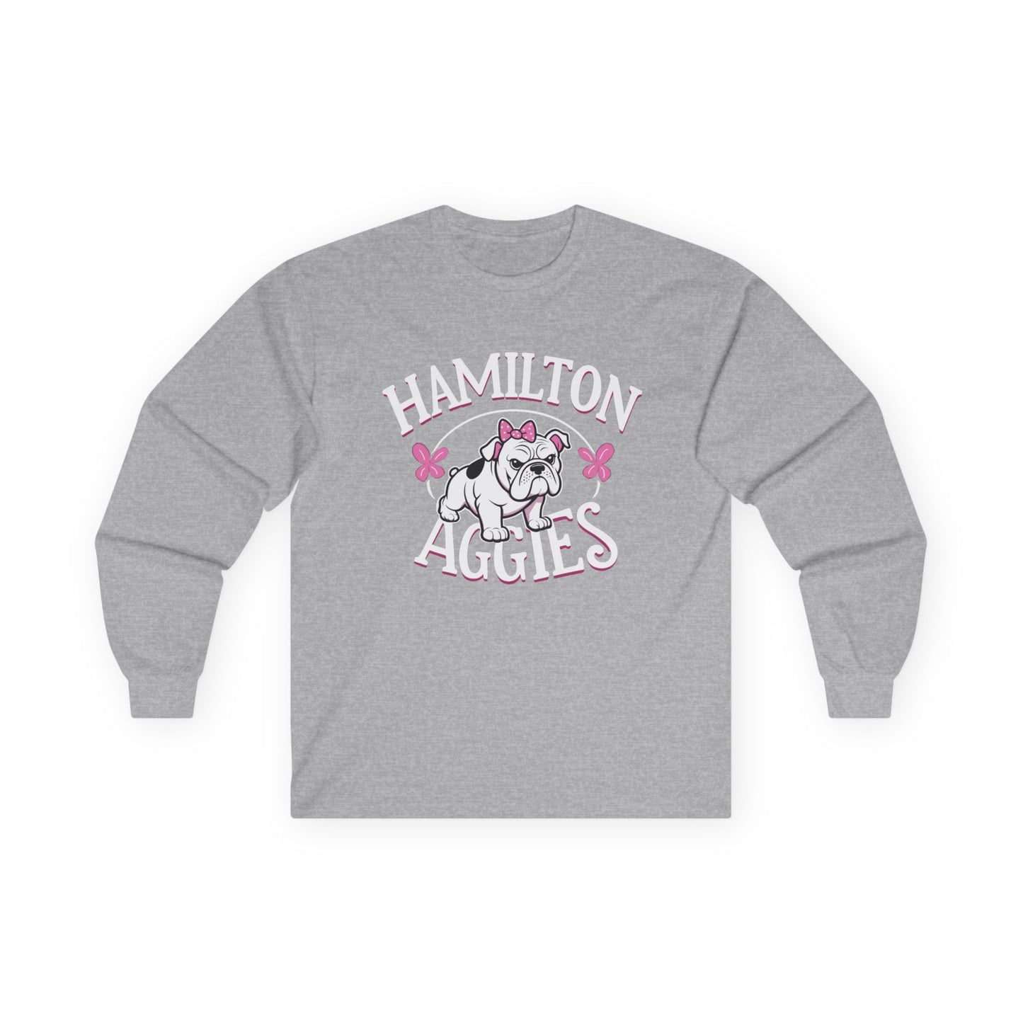 Adult Long Sleeve Tee \ Hamilton Aggies \ HAG4
