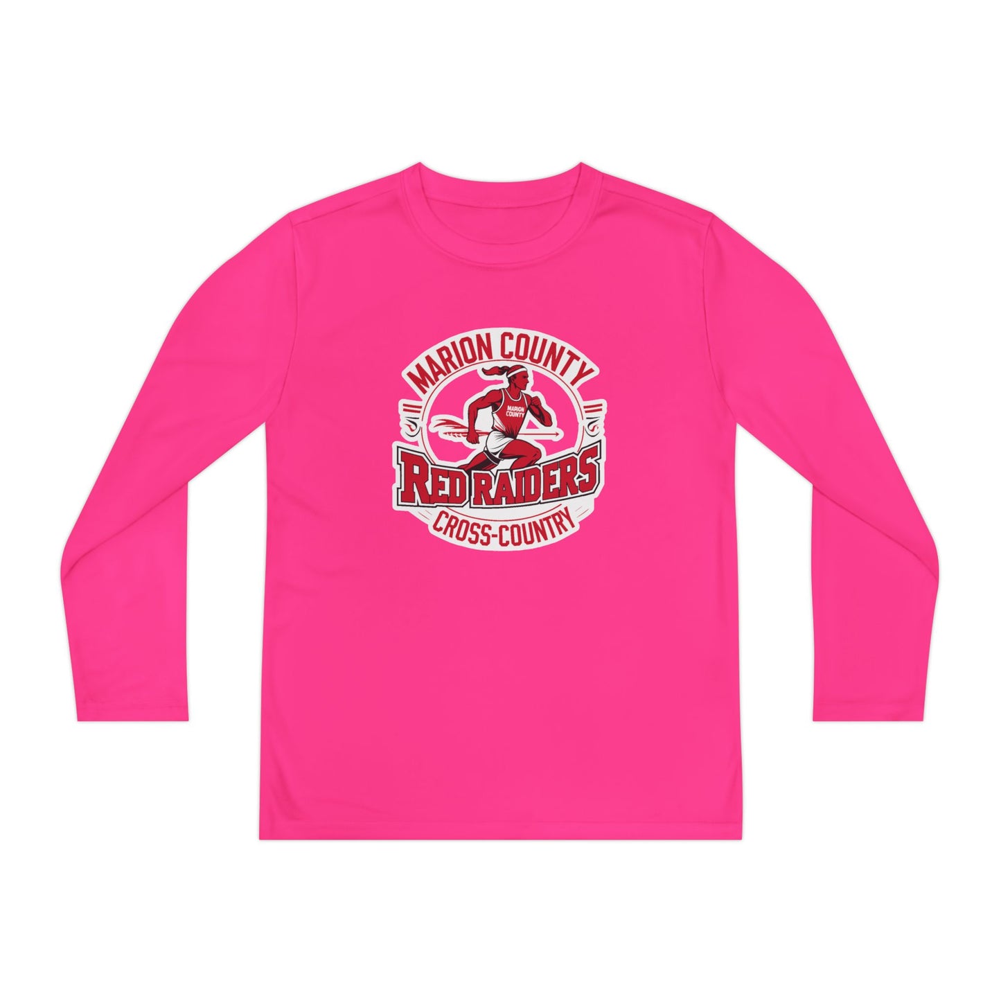 Youth Long Sleeve Tee \ Marion County Red Raiders Cross-Country \ MCCC2