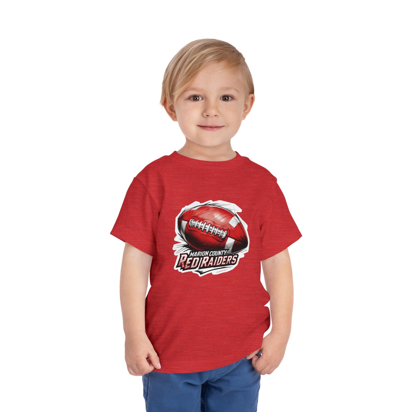 Toddler Tee \ Marion County Red Raiders Football \ MCF1