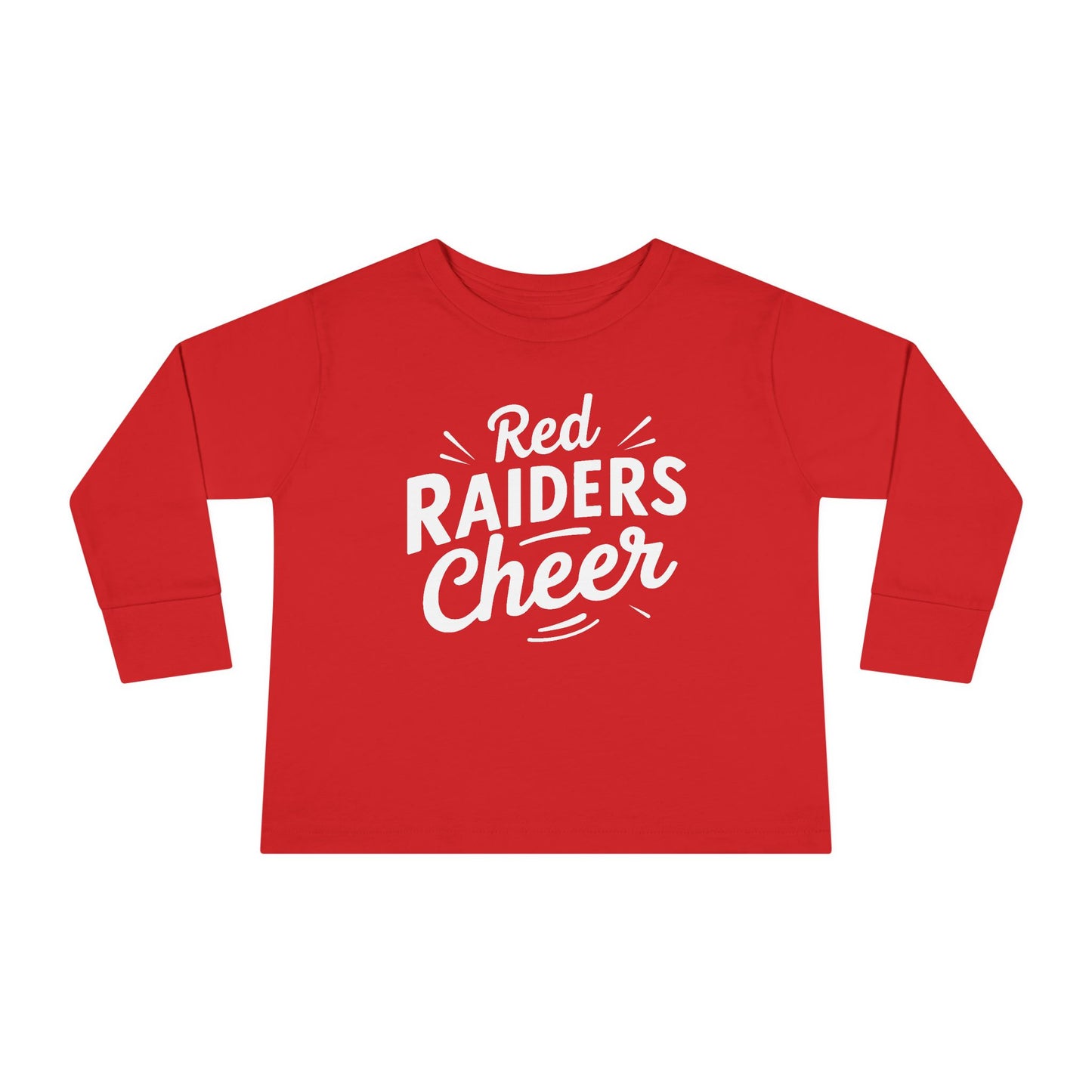 Toddler Long Sleeve Tee \ Marion County Red Raiders Cheer \ MCC1