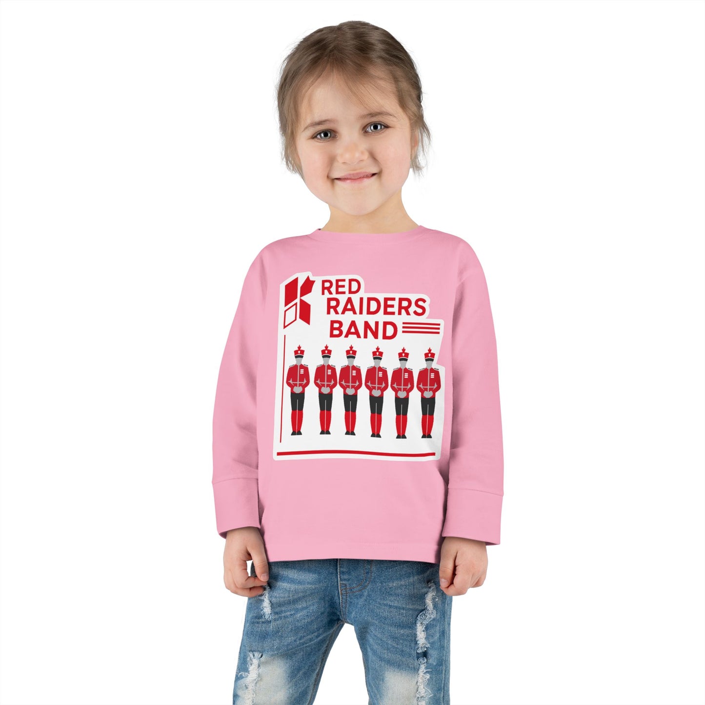 Toddler Long Sleeve Tee \ Marion County Red Raiders Band \ MCB1