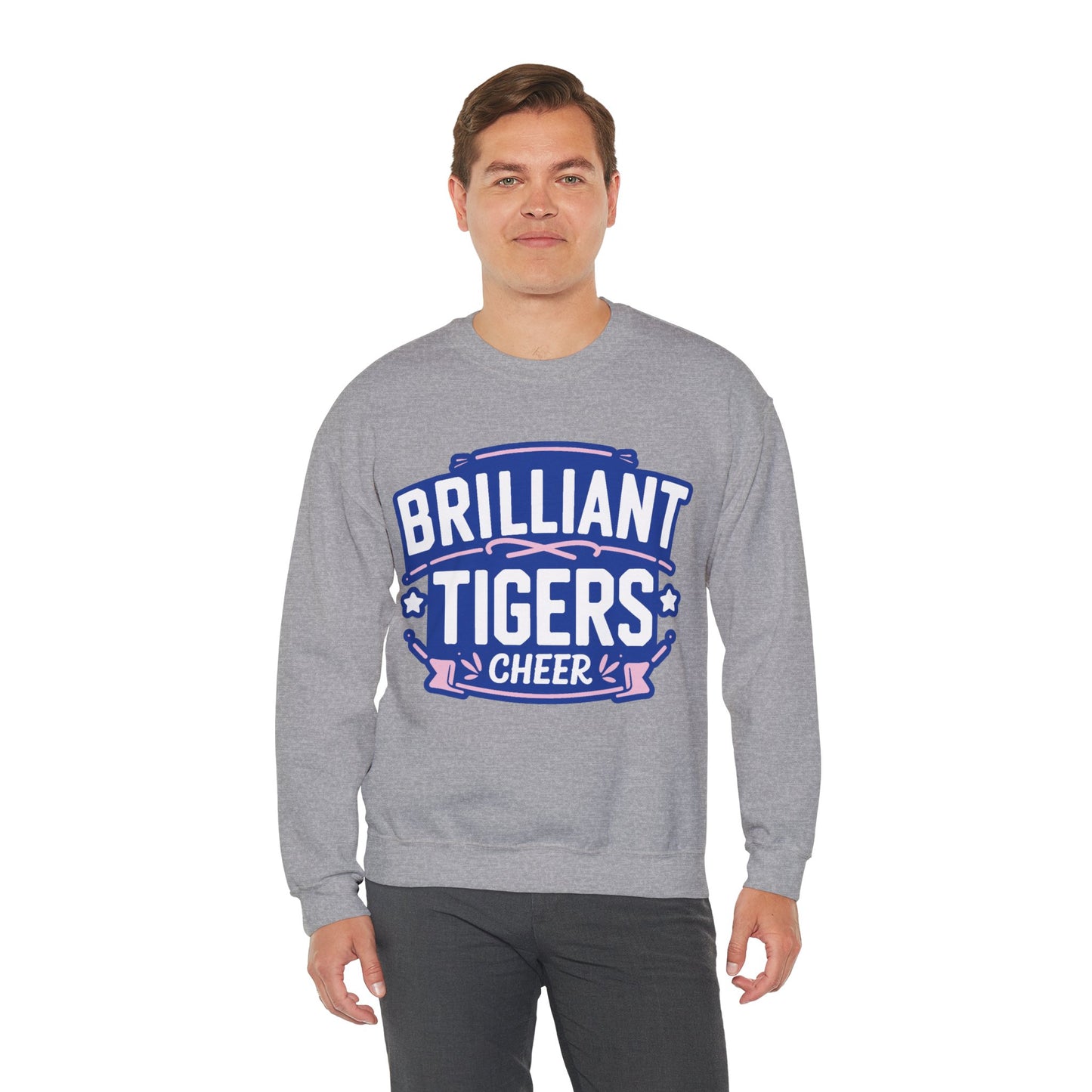 Adult Crewneck Sweatshirt \ Brilliant Tigers Cheer \ BTC2