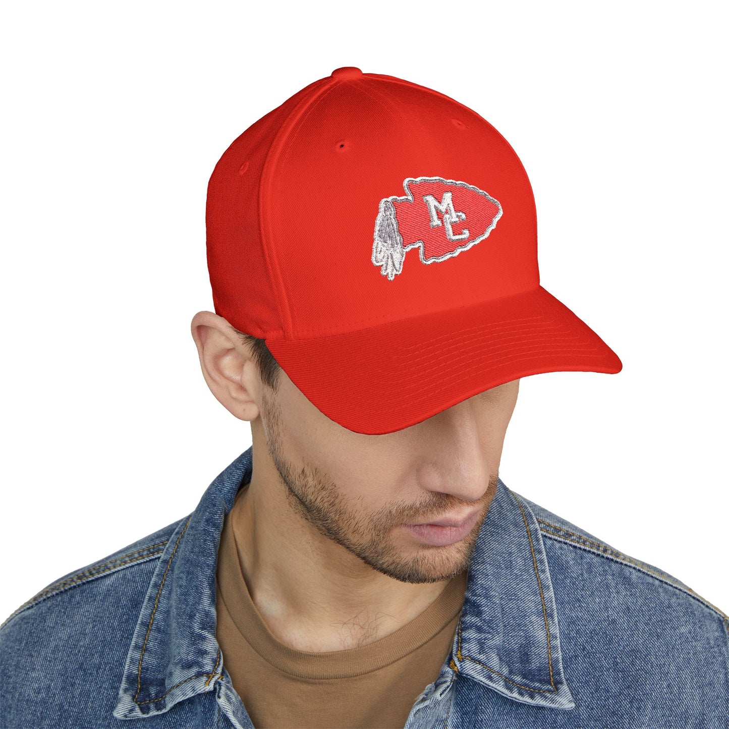 Closed-Back Structured Cap \ Marion County Red Raiders \ MCCBCD1