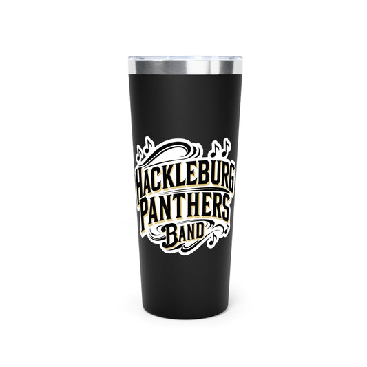 22oz Copper Insulated Tumbler \ Hackleburg Panthers Band \ HPB1