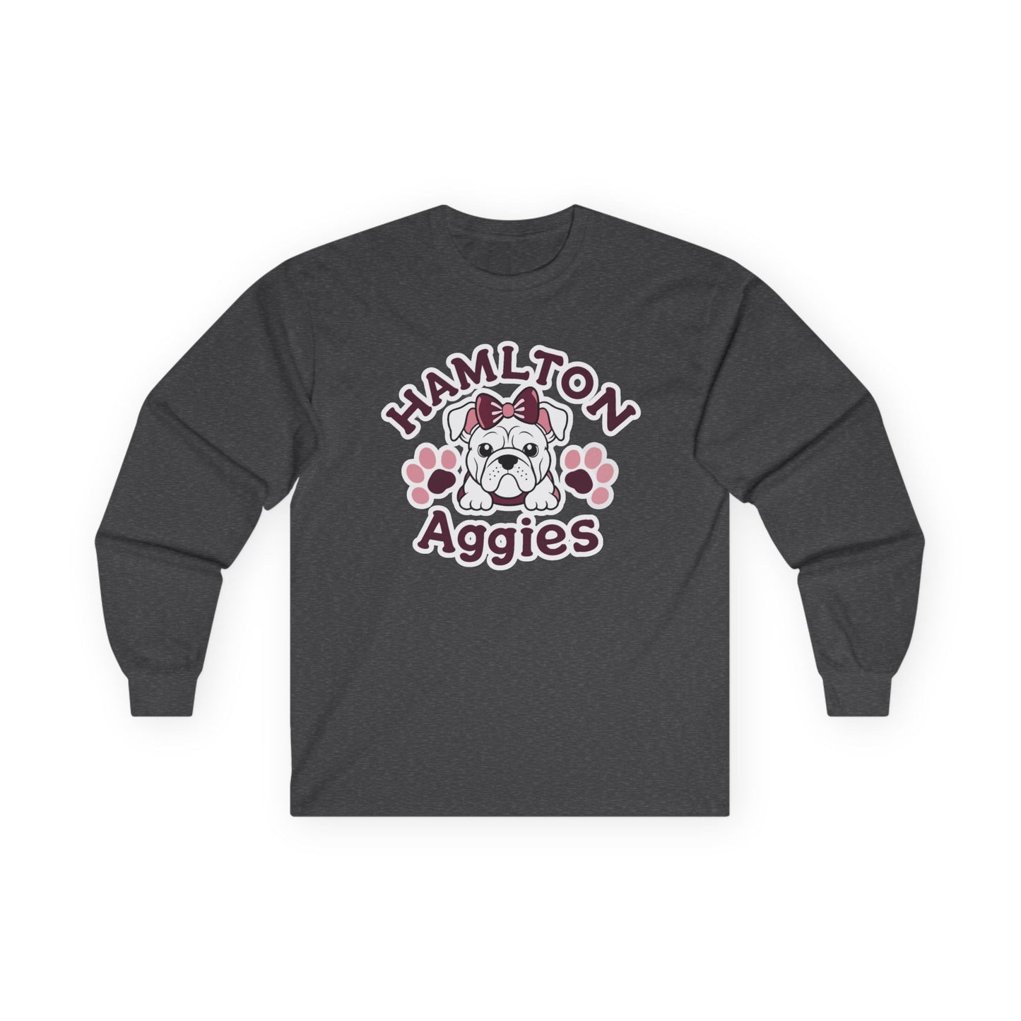 Adult Long Sleeve Tee \ Hamilton Aggies \ HAG3