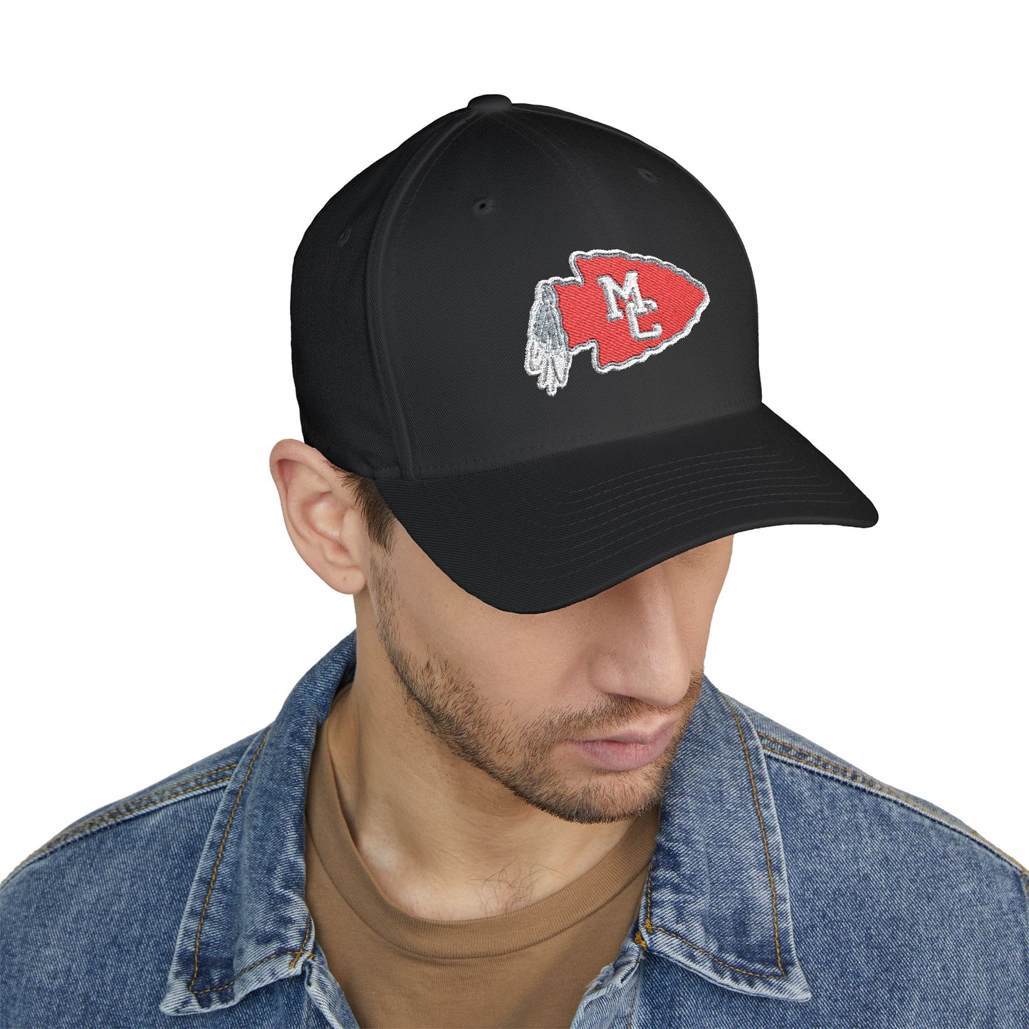 Closed-Back Structured Cap \ Marion County Red Raiders \ MCCBCD1