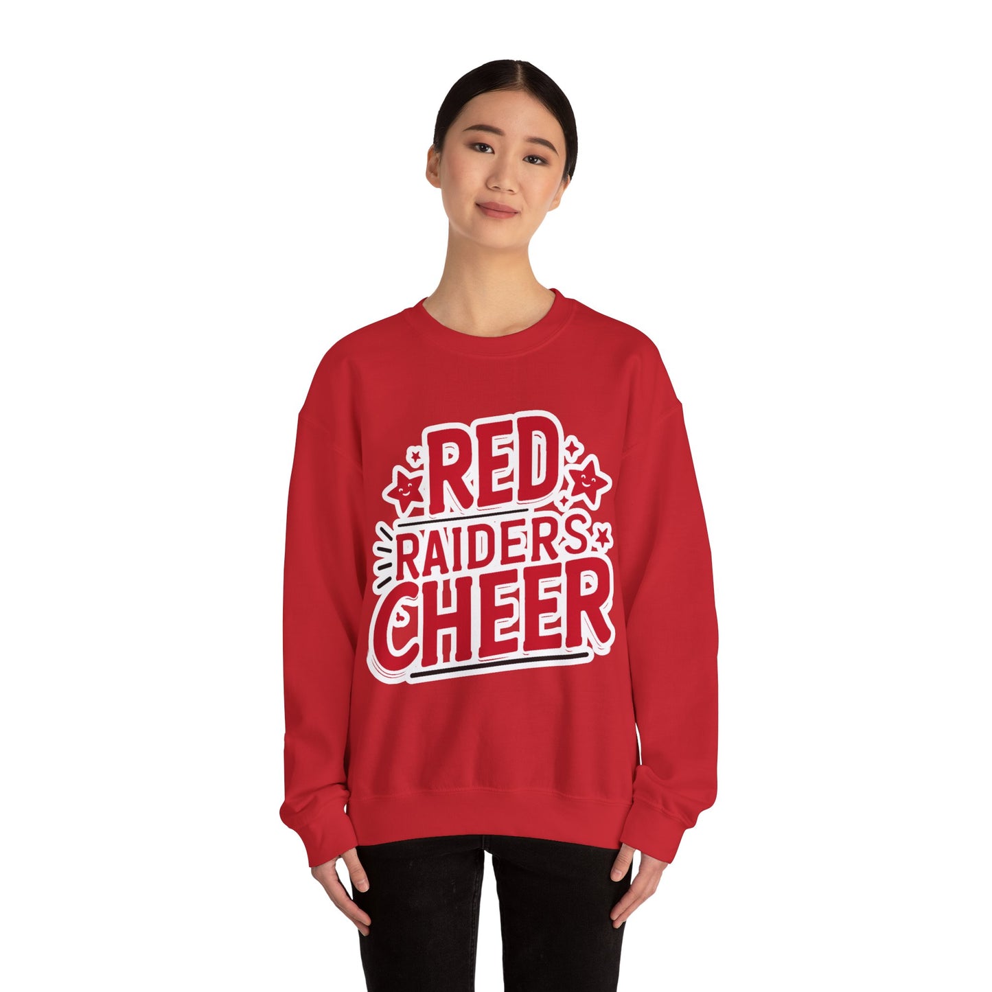 Adult Crewneck Sweatshirt \ Marion County Red Raiders Cheer \ MCC2
