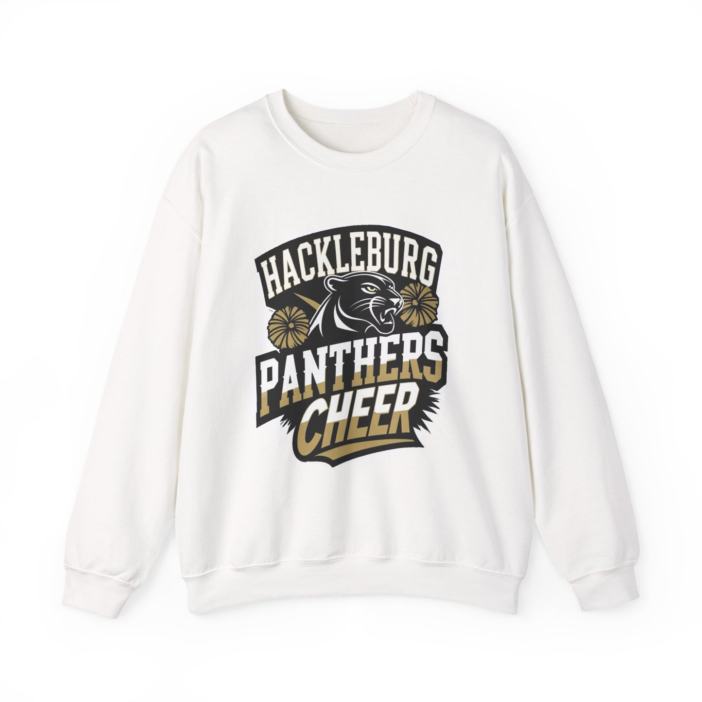 Adult Crewneck Sweatshirt \ Hackleburg Panthers Cheer \ HPC1