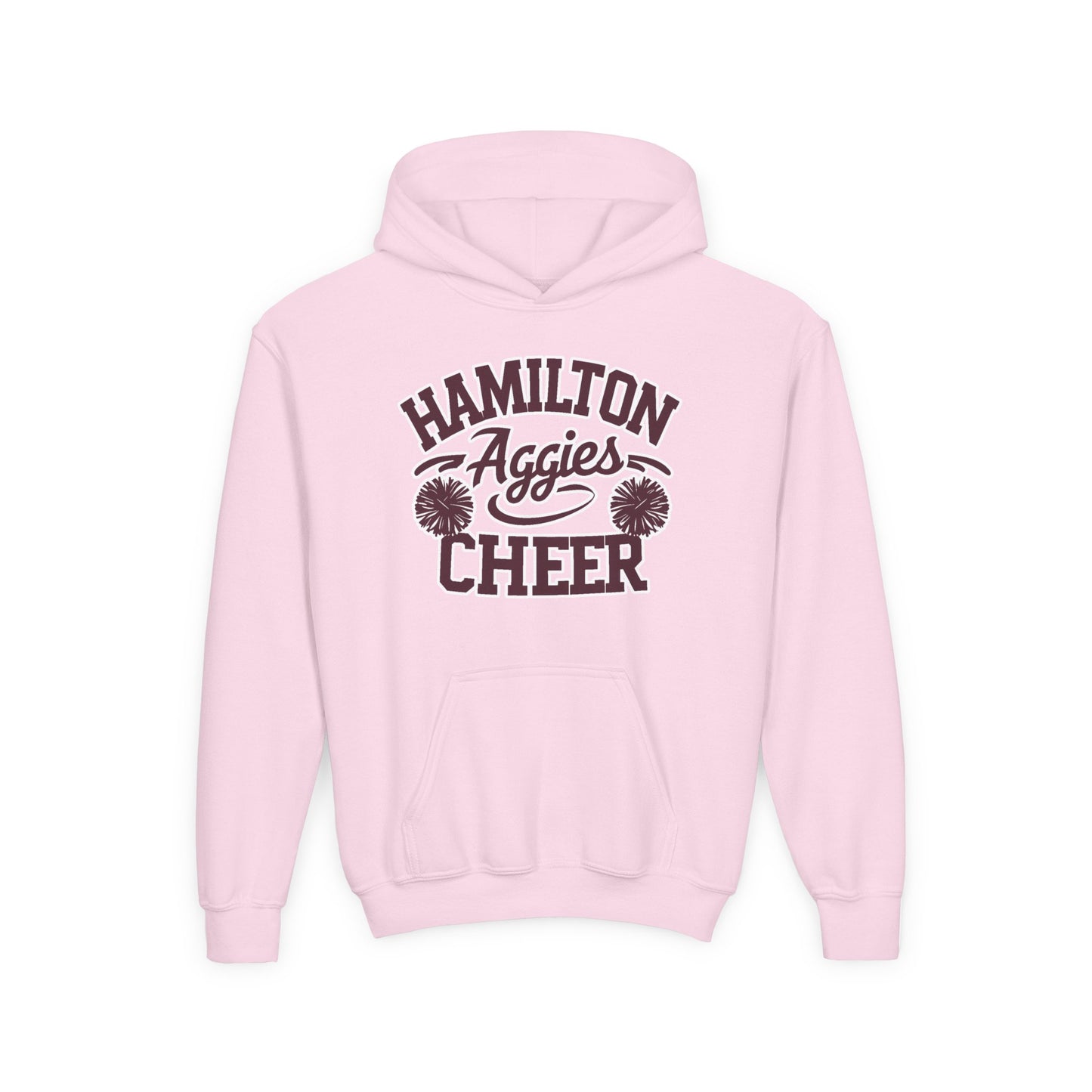 Youth Hoodie Sweatshirt \ Hamilton Aggies Cheer \ Style HAC2