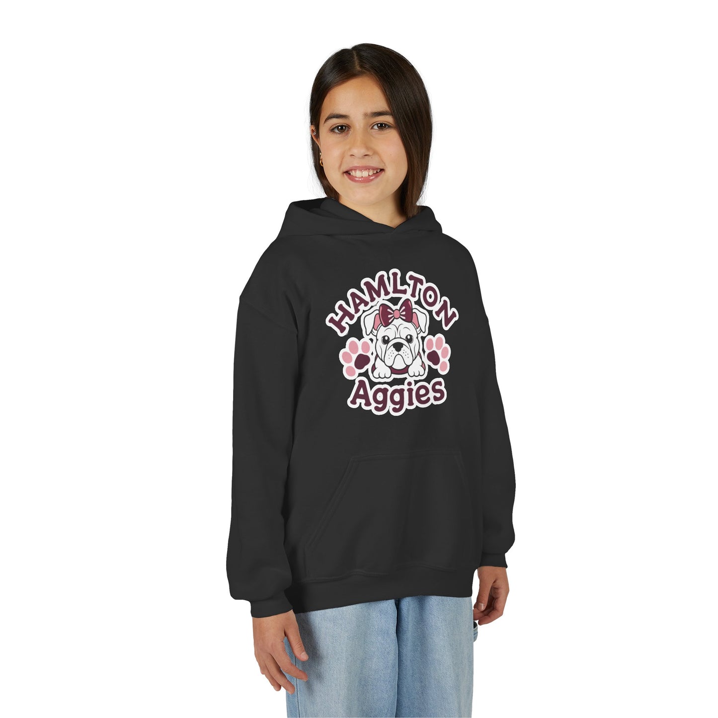 Youth Hoodie Sweatshirt \ Hamilton Aggies \ HAG3