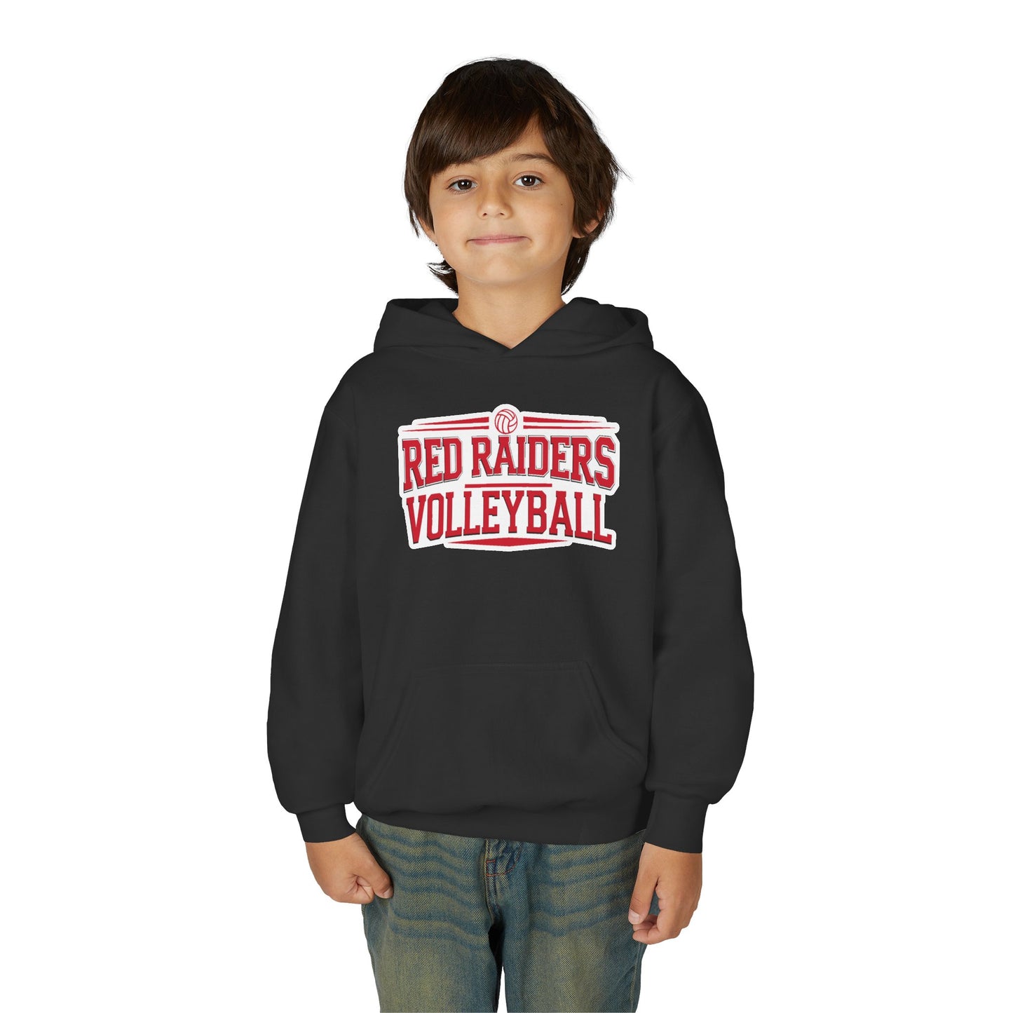 Youth Hoodie Sweatshirt \ Marion County Red Raiders Volleyball \ MCV2