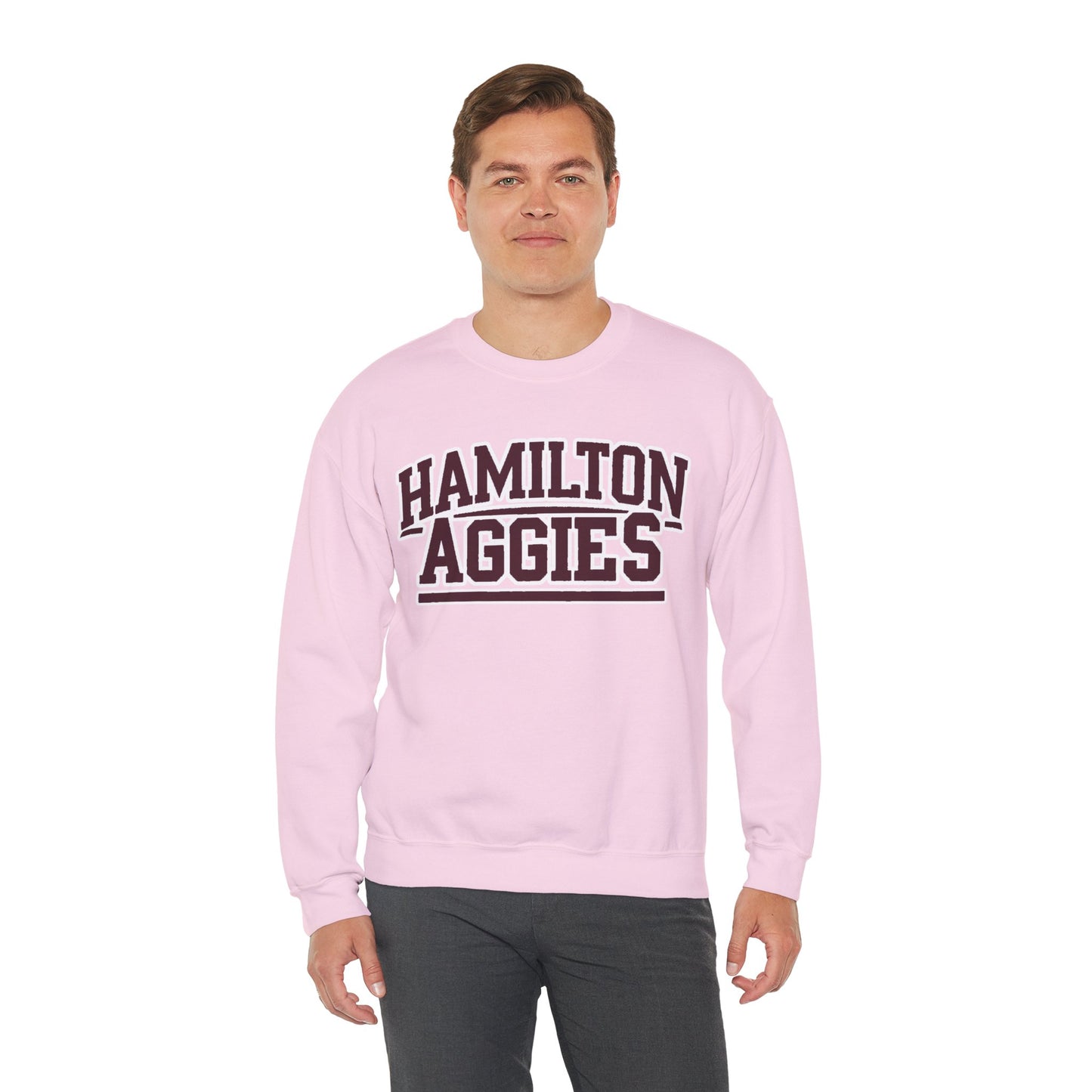 Adult Crewneck Sweatshirt \ Hamilton Aggies \ HA2
