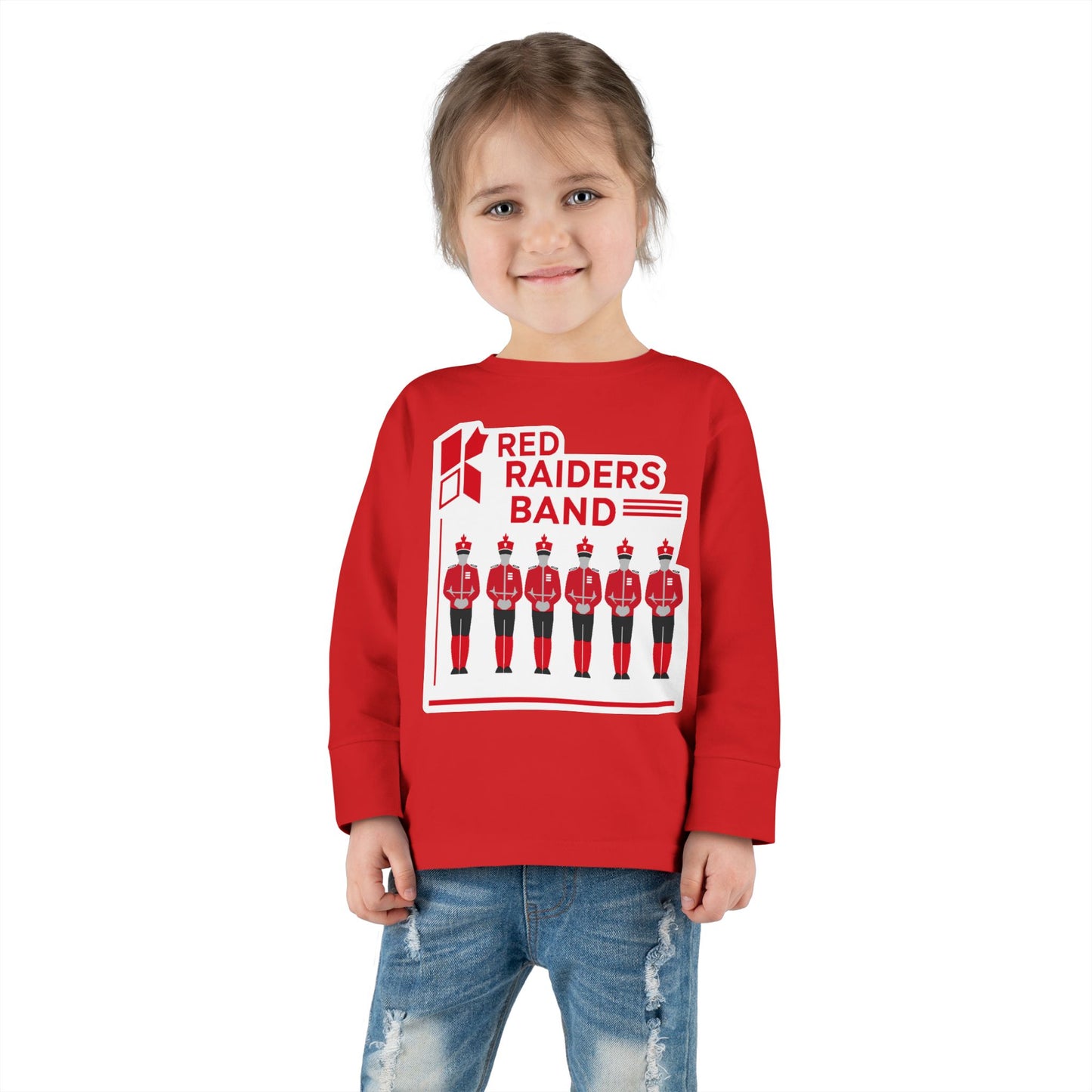 Toddler Long Sleeve Tee \ Marion County Red Raiders Band \ MCB1