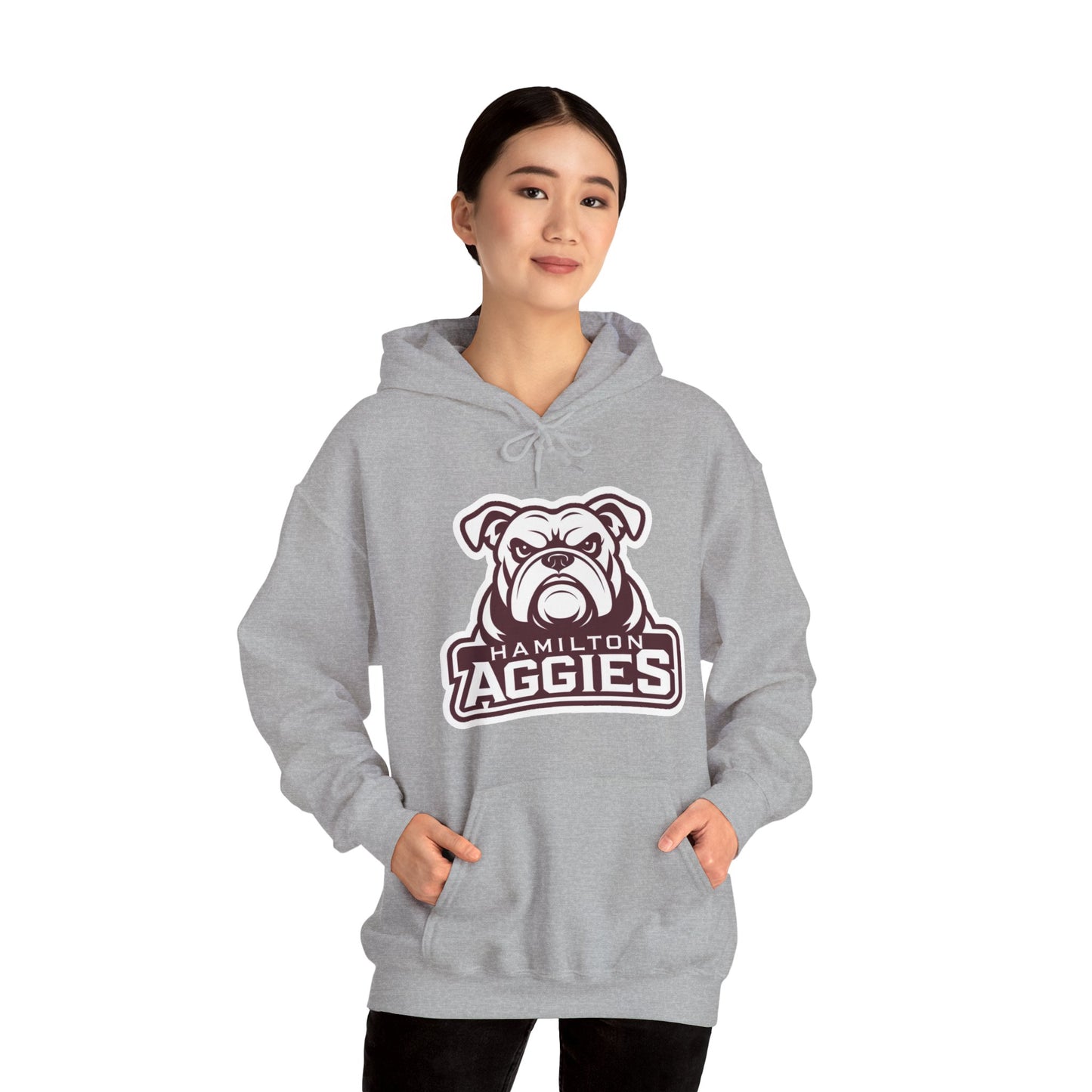 Adult Hoodie Sweatshirt \ Hamilton Aggies \ HA4