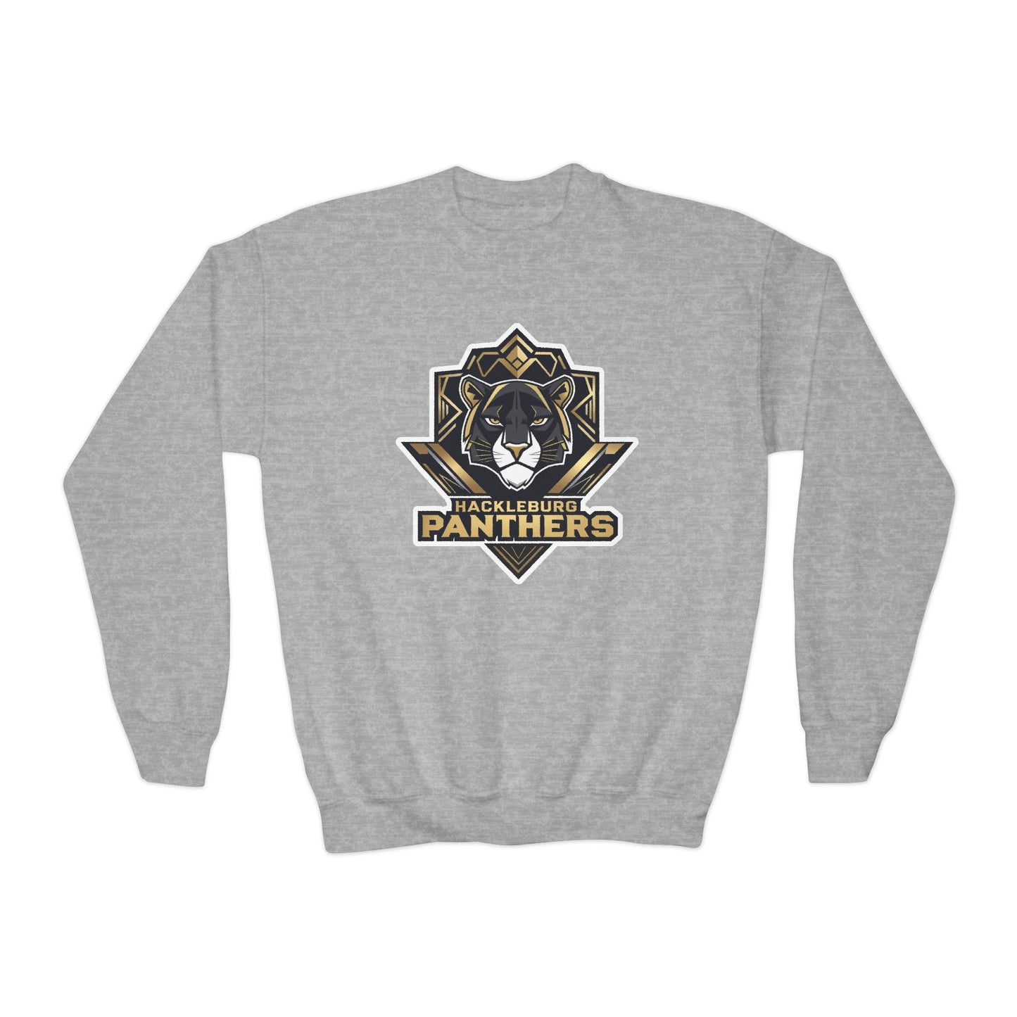 Youth Crewneck Sweatshirt \ Hackleburg Panthers \ HP1