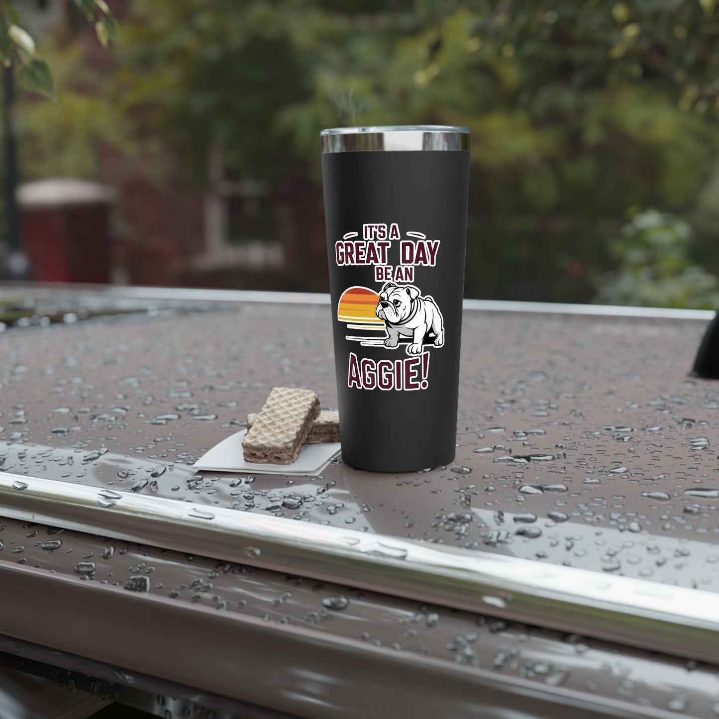 22oz Insulated Cooper Tumbler \ It's a Great Day to be an Aggie! \ GDA3