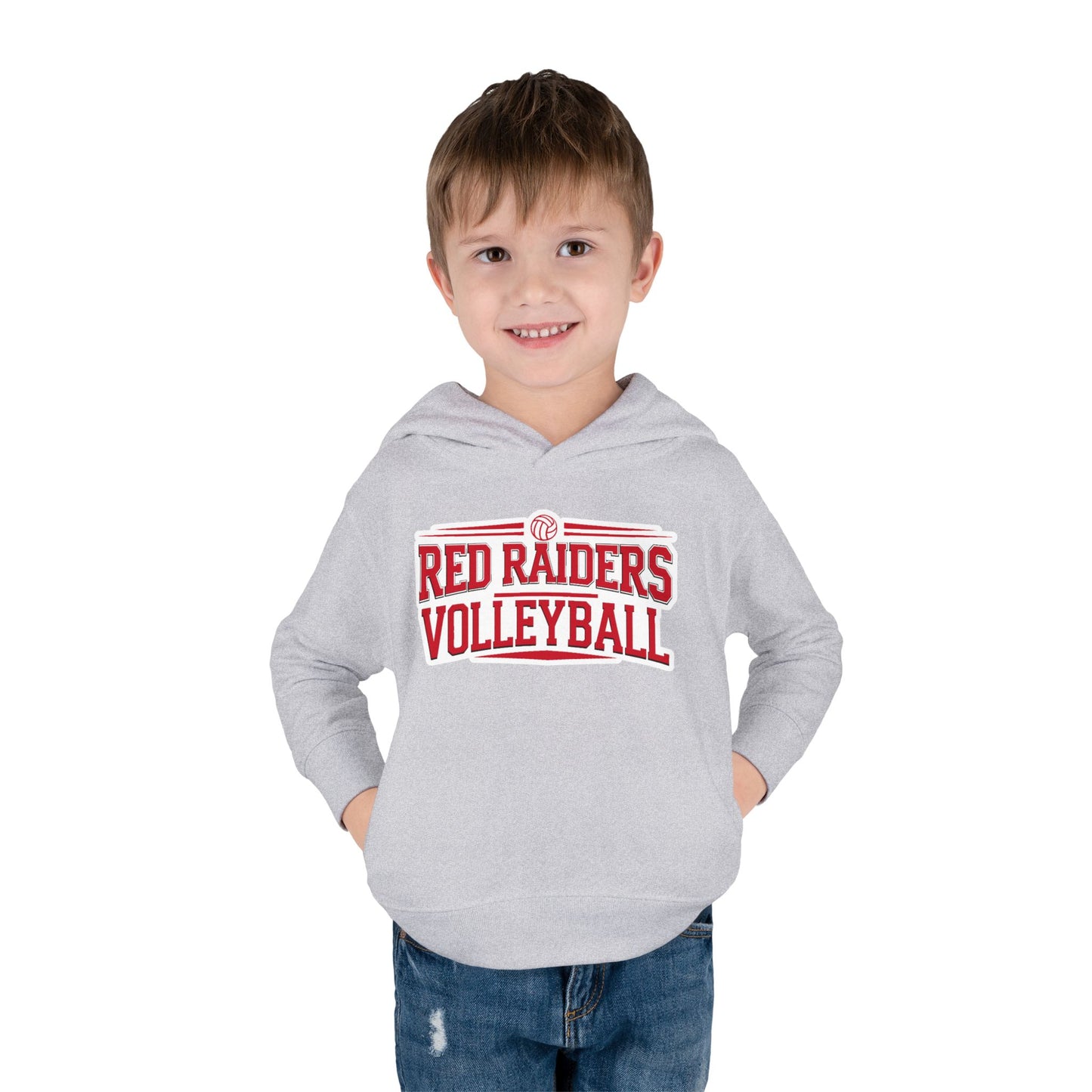 Toddler Hoodie Sweatshirt \ Marion County Red Raiders Volleyball \ MCV2