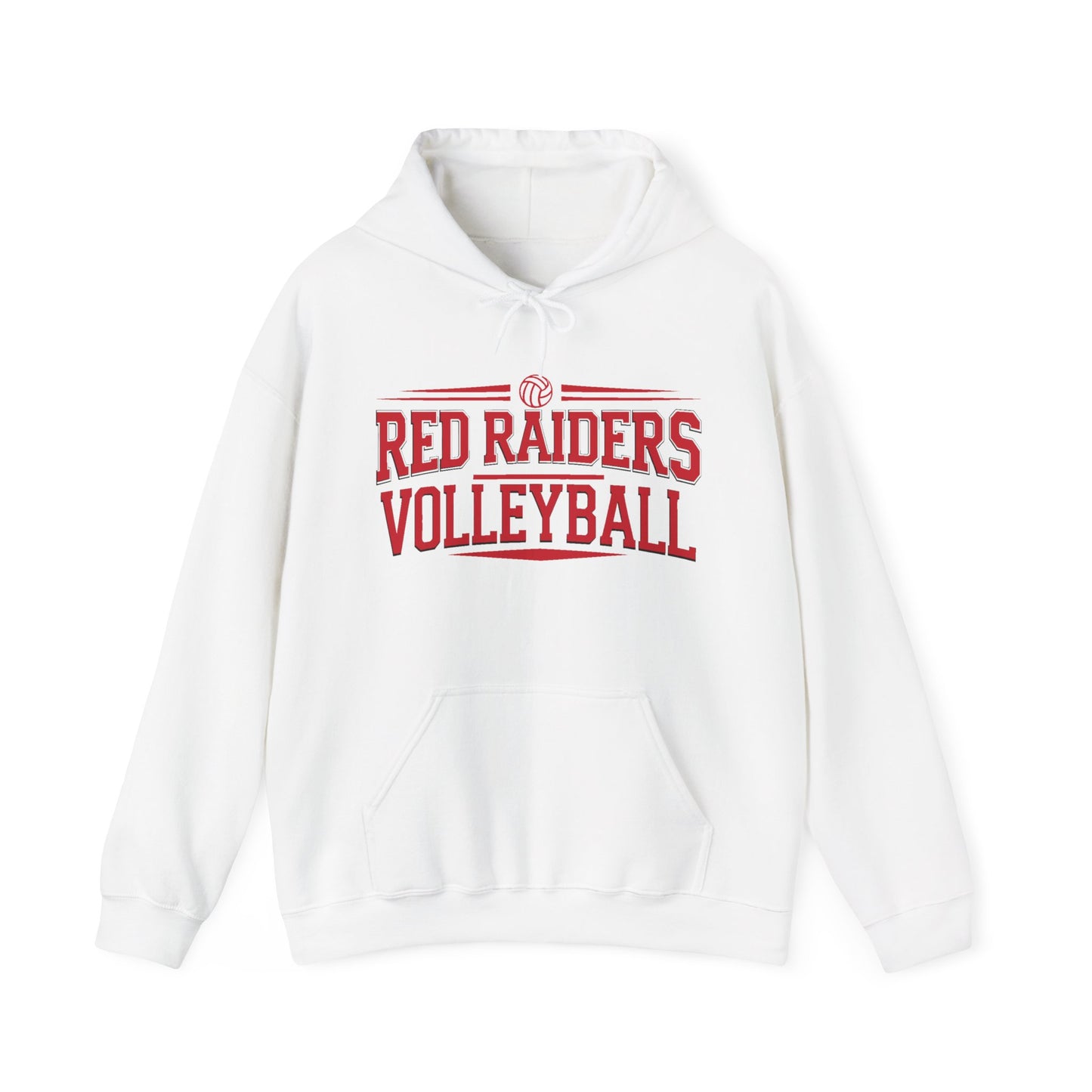 Adult Hoodie Sweatshirt \ Marion County Red Raiders Volleyball \ MCV2