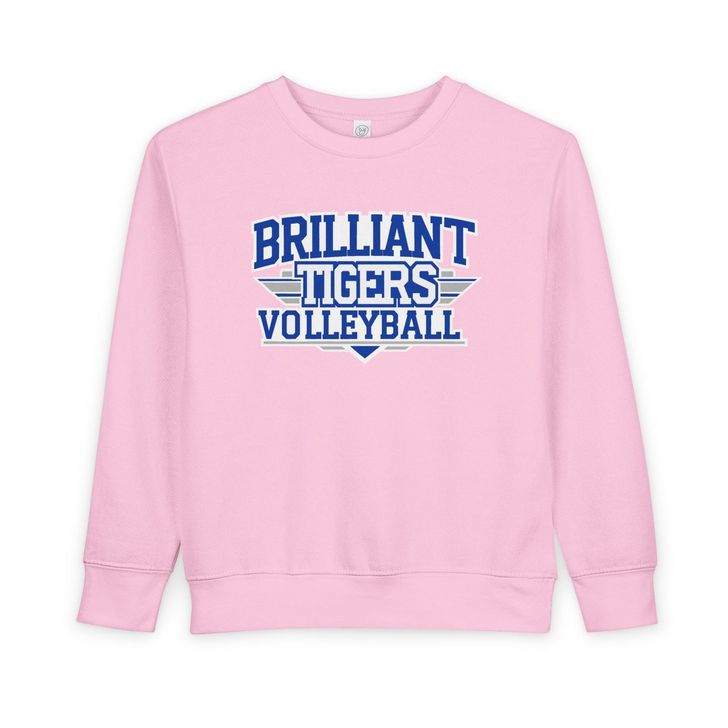 Toddler Crewneck Sweatshirt \ Brilliant Tigers Volleyball \ BTV2