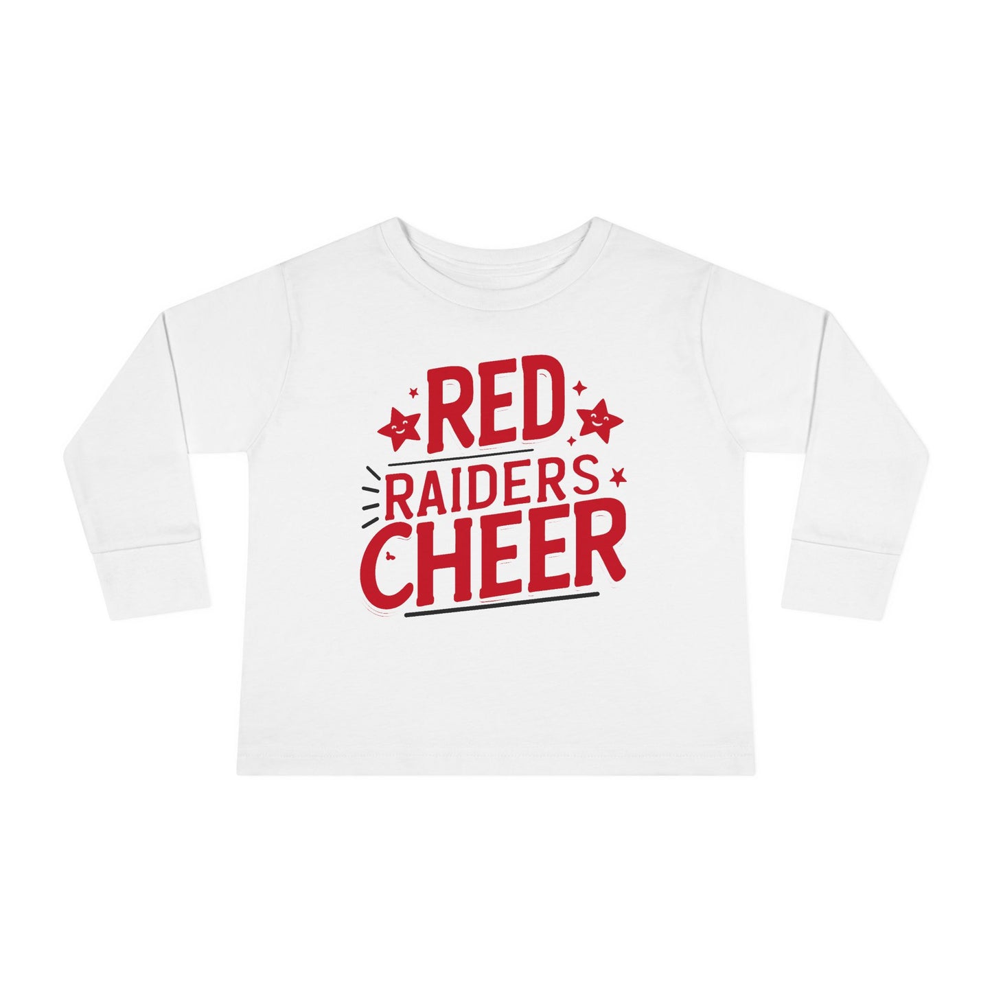 Toddler Long Sleeve Shirt \ Marion County Red Raiders Cheer \ MCC2