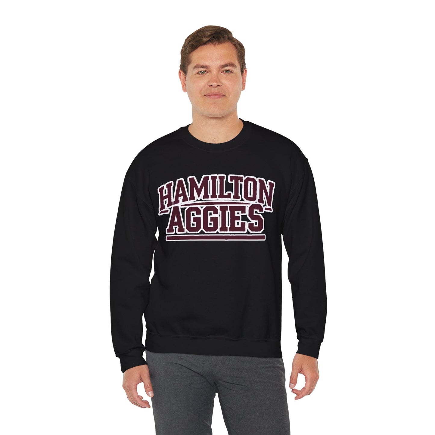 Adult Crewneck Sweatshirt \ Hamilton Aggies \ HA2