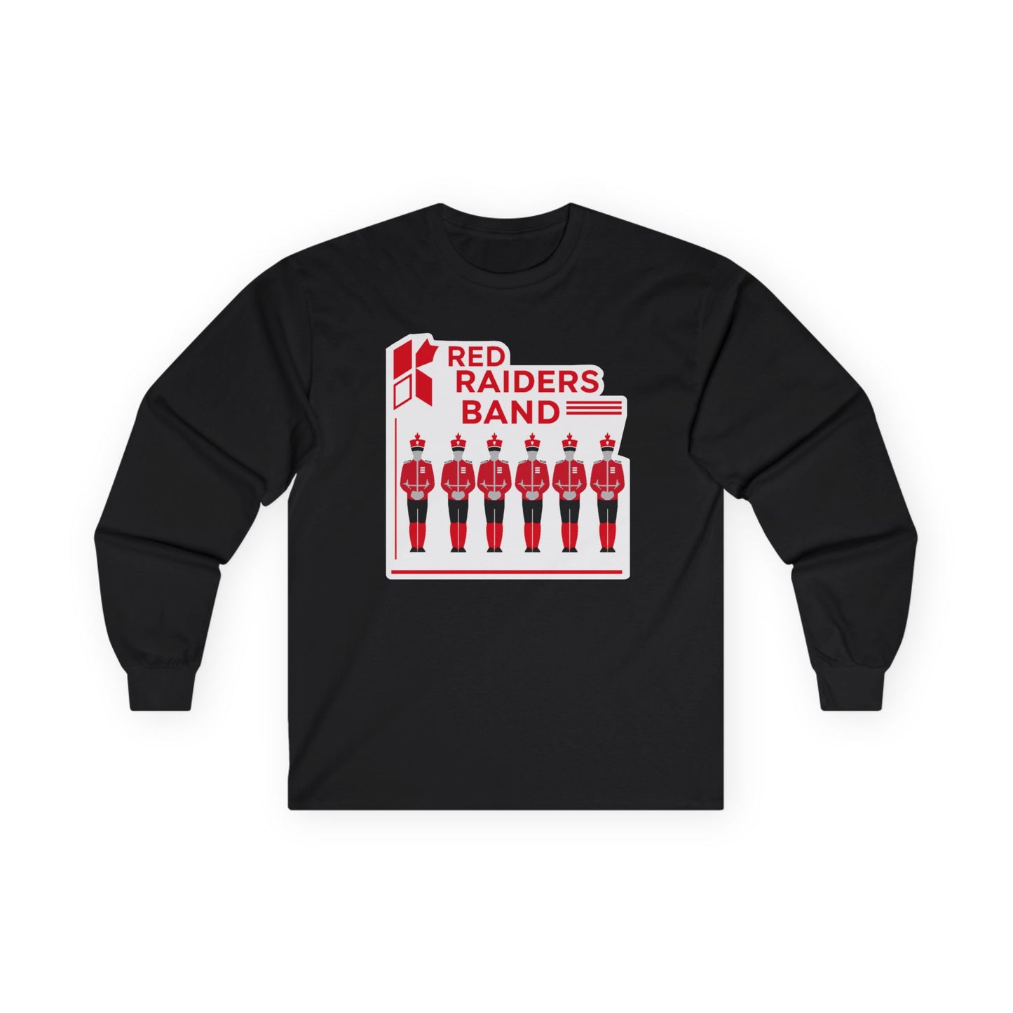 Adult Long Sleeve Tee \ Marion County Red Raiders Band \ MCB1