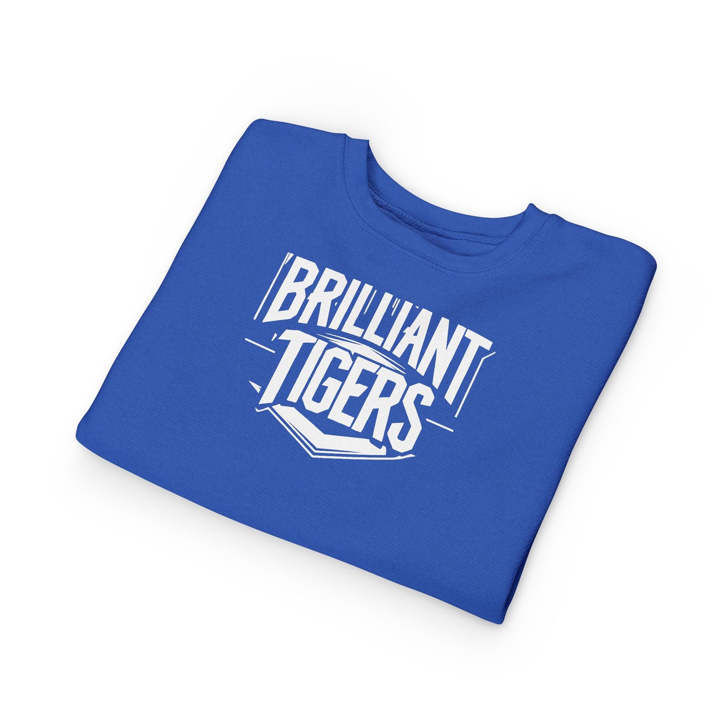 Toddler Crewneck Sweatshirt \ Brilliant Tigers \ BT2