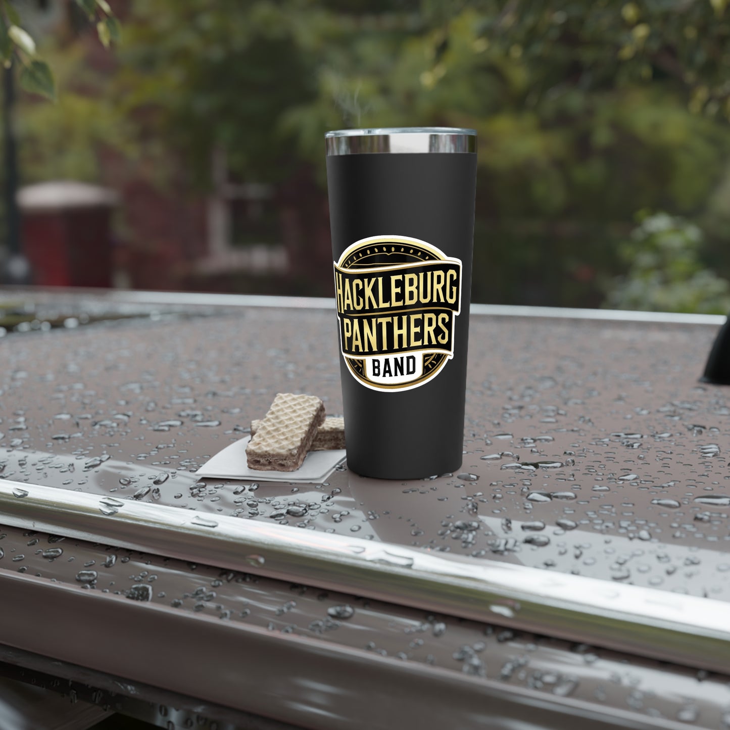 22oz Copper Insulated Tumbler \ Hackleburg Panthers Band \ HPB2