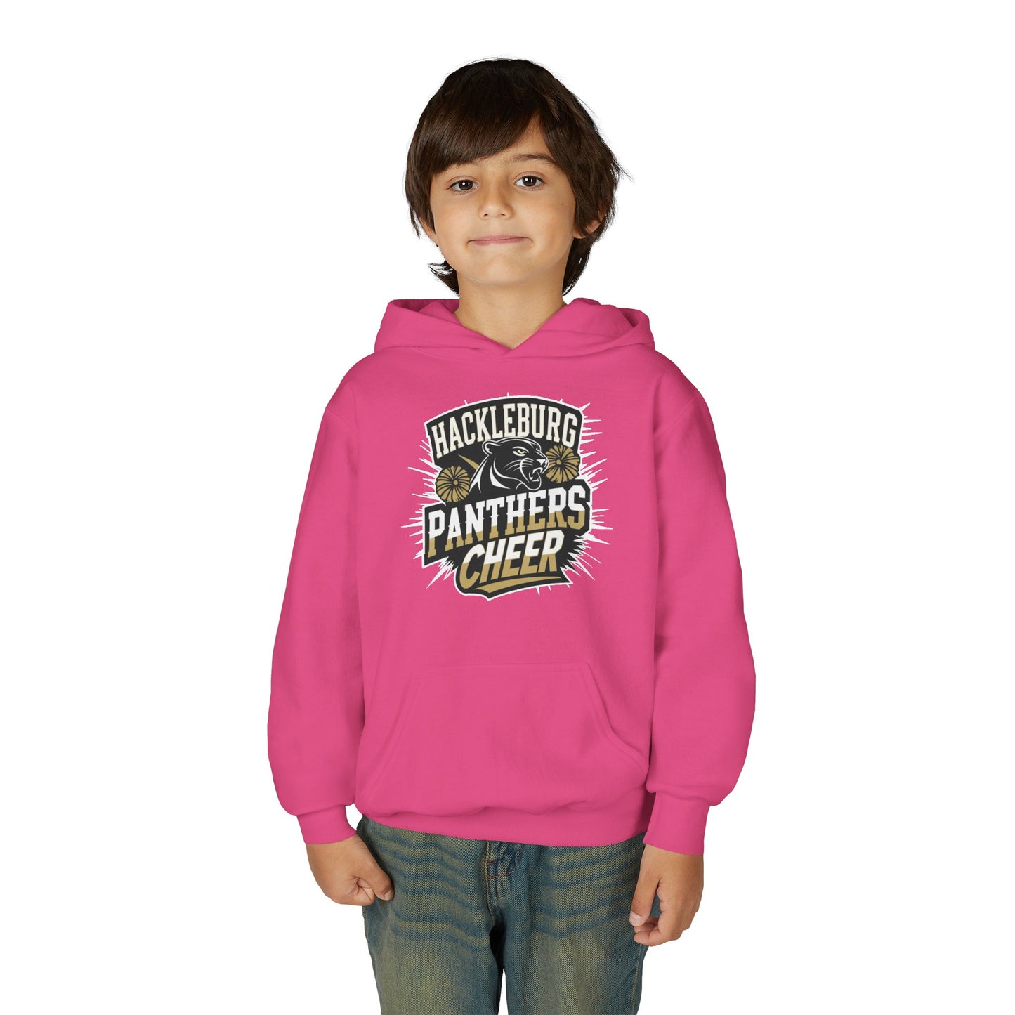 Youth Hoodie Sweatshirt \ Hackleburg Panthers Cheer \ HPC1