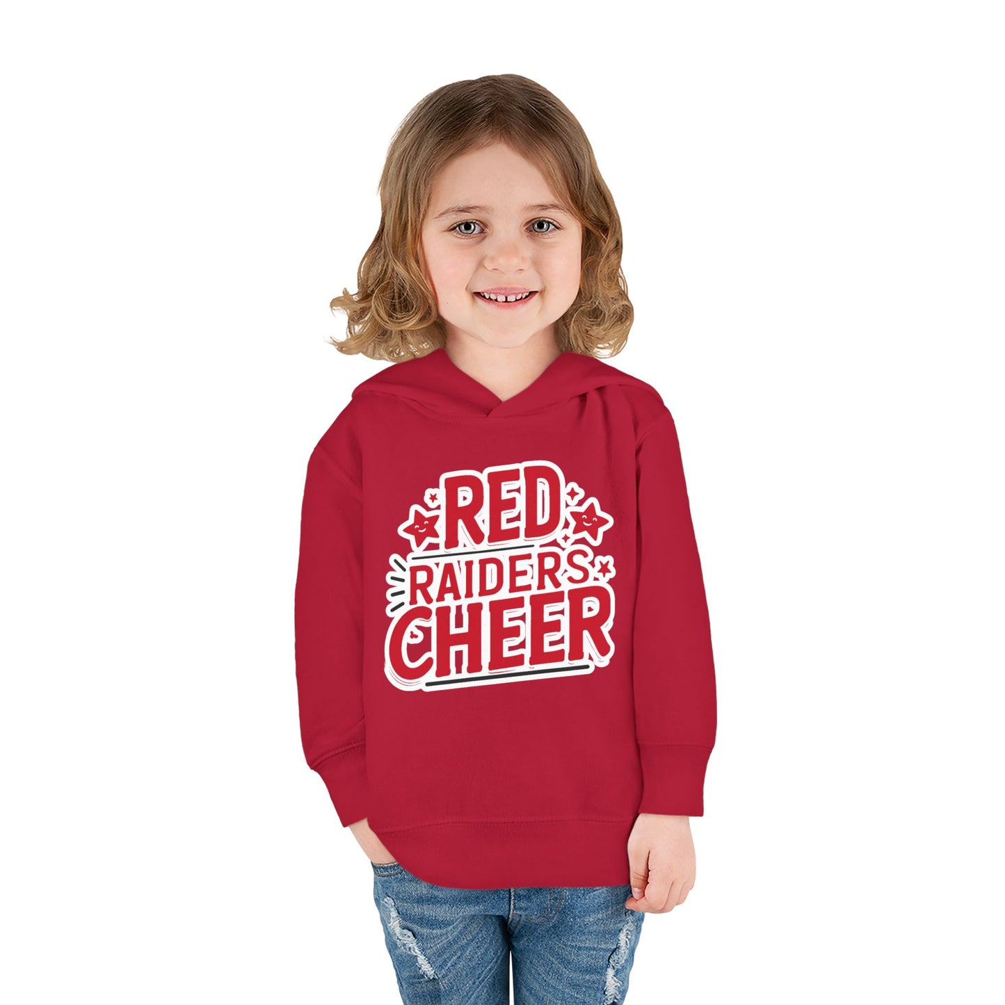 Toddler Hoodie Sweatshirt \ Marion County Red Raiders Cheer \ MCC2